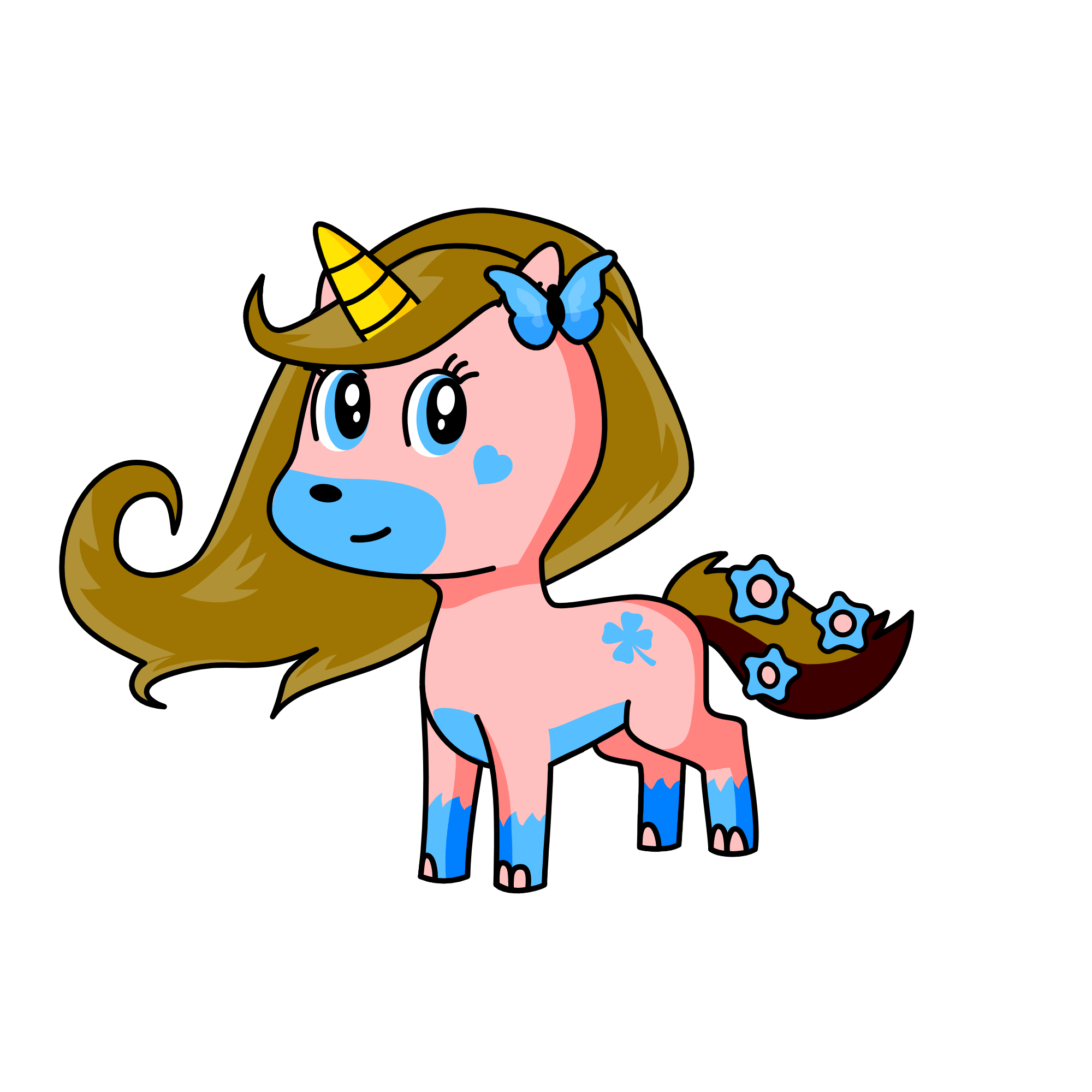 stupid lucky i like demons lucky is stupid dummy ass she is the worst i hate her, the unicorn