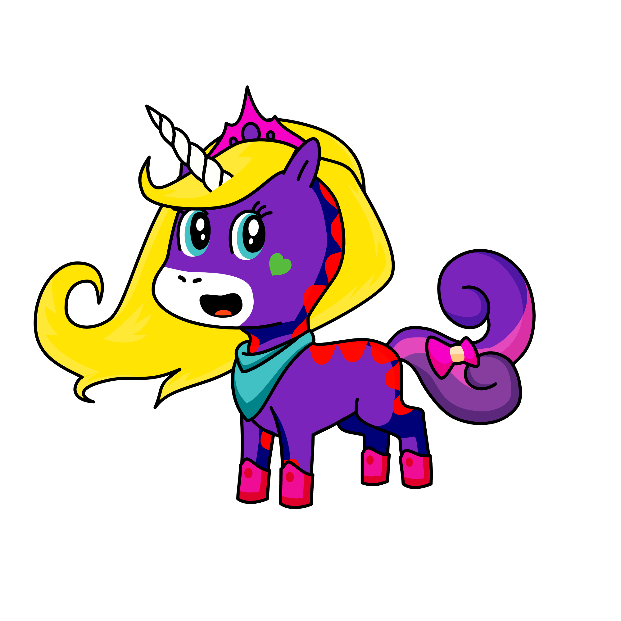 yhalli, the unicorn