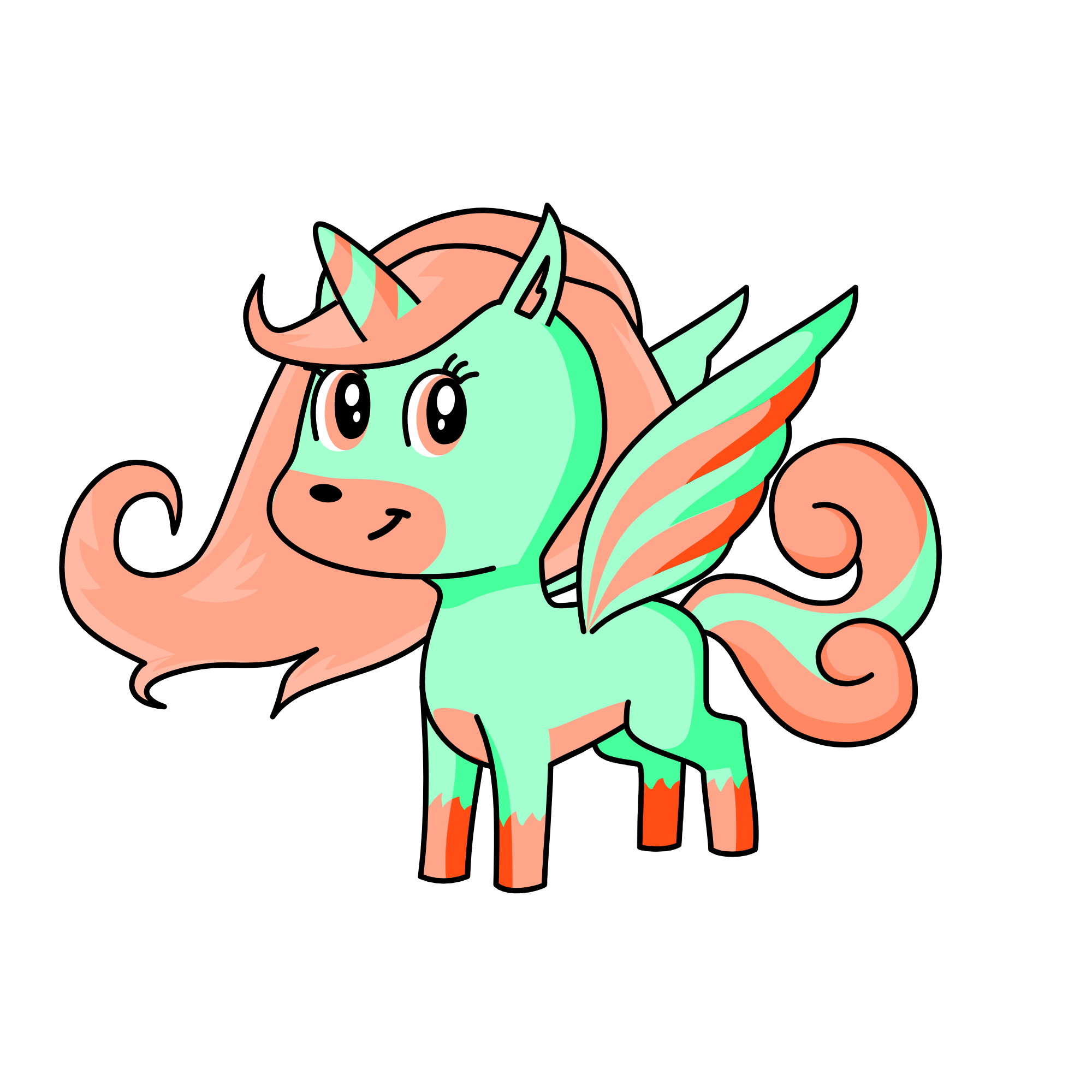 Mint Berry🍡🍓, the unicorn