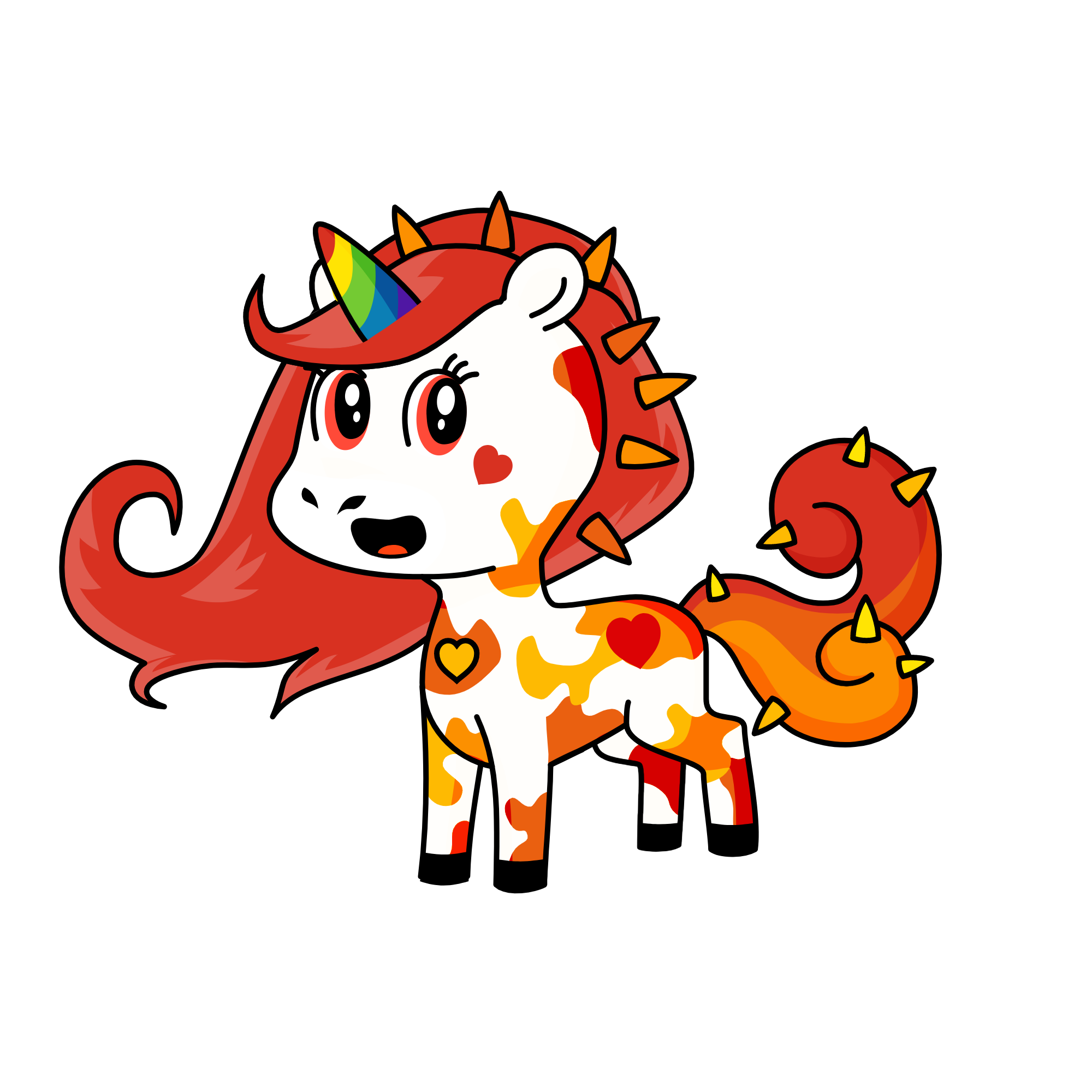 Red, the unicorn