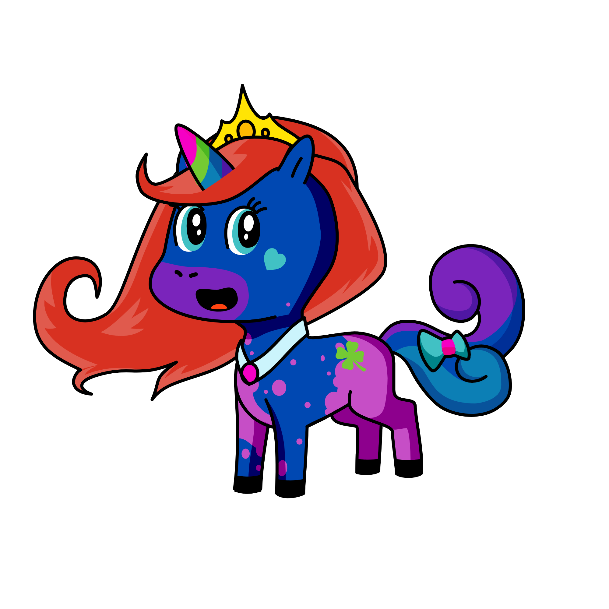 Clover, the unicorn