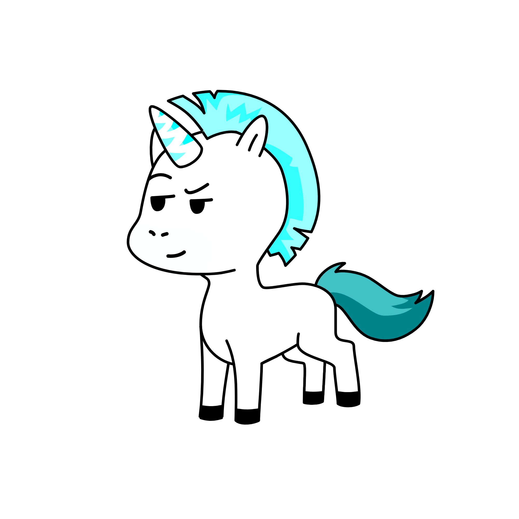 Zizi, the unicorn