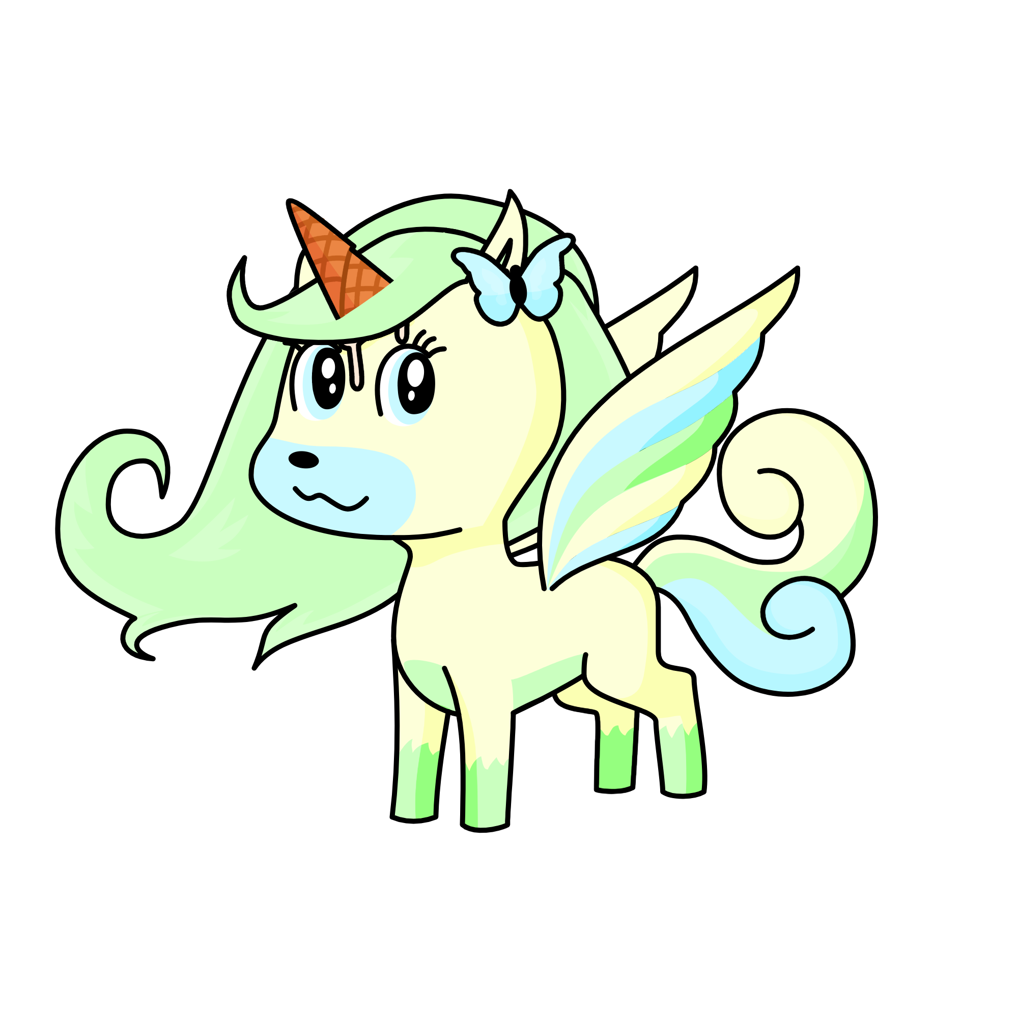 Limey, the unicorn