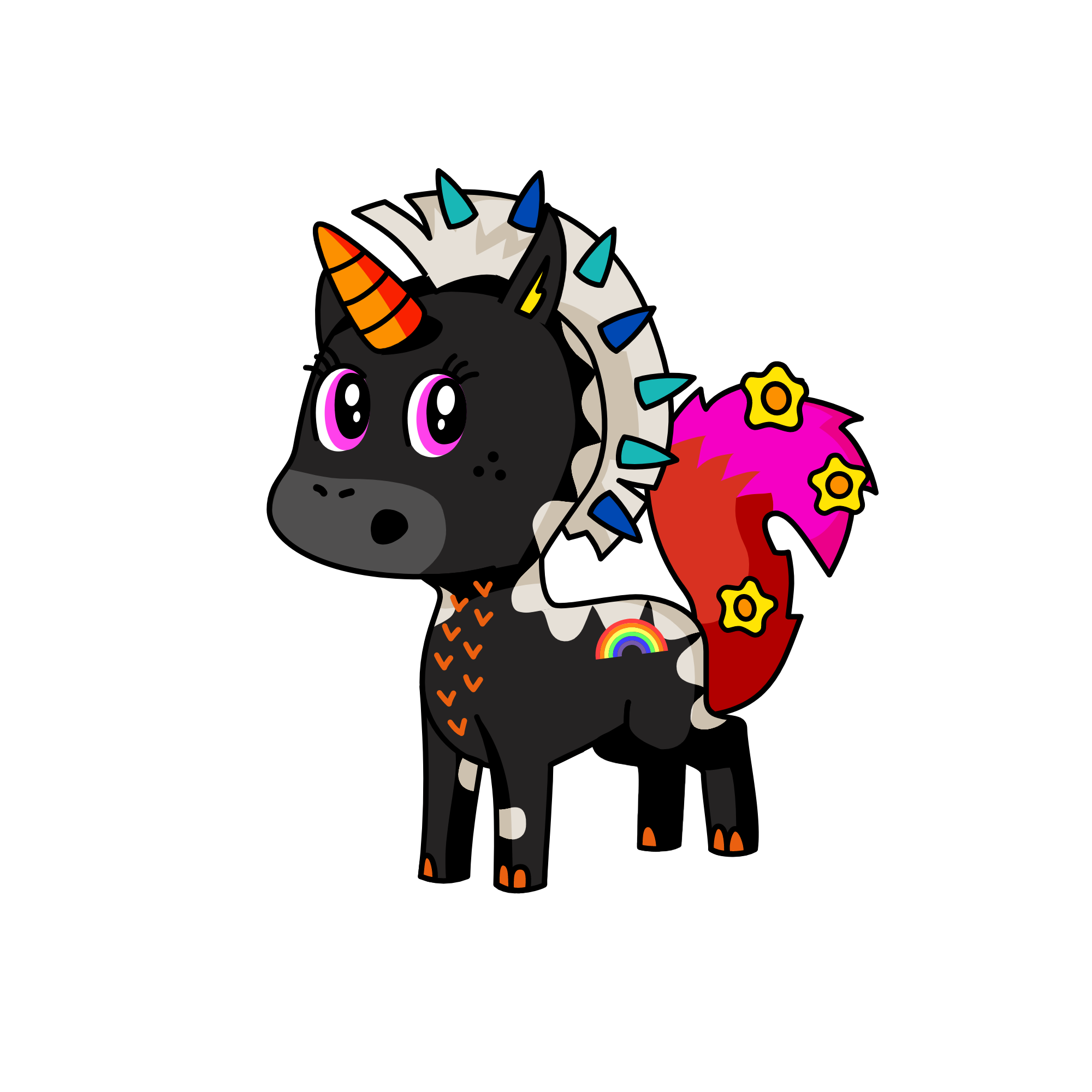 Where ya going, big punk?, the unicorn