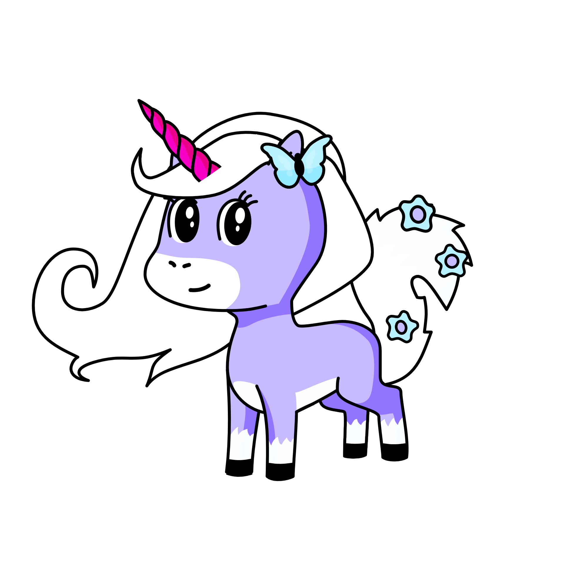 winter, the unicorn