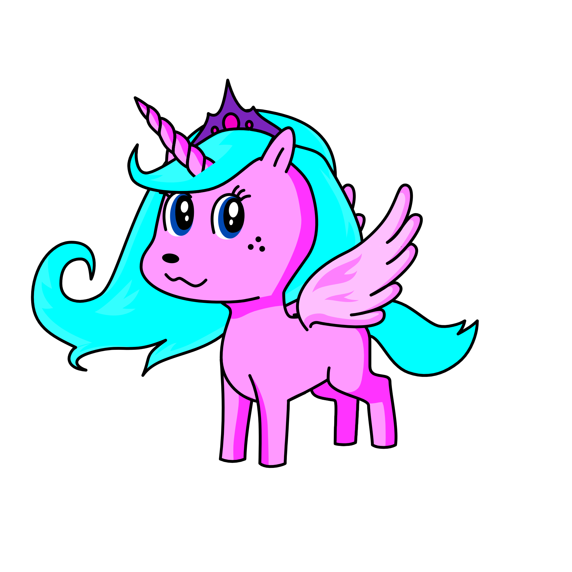 Makayla, the unicorn