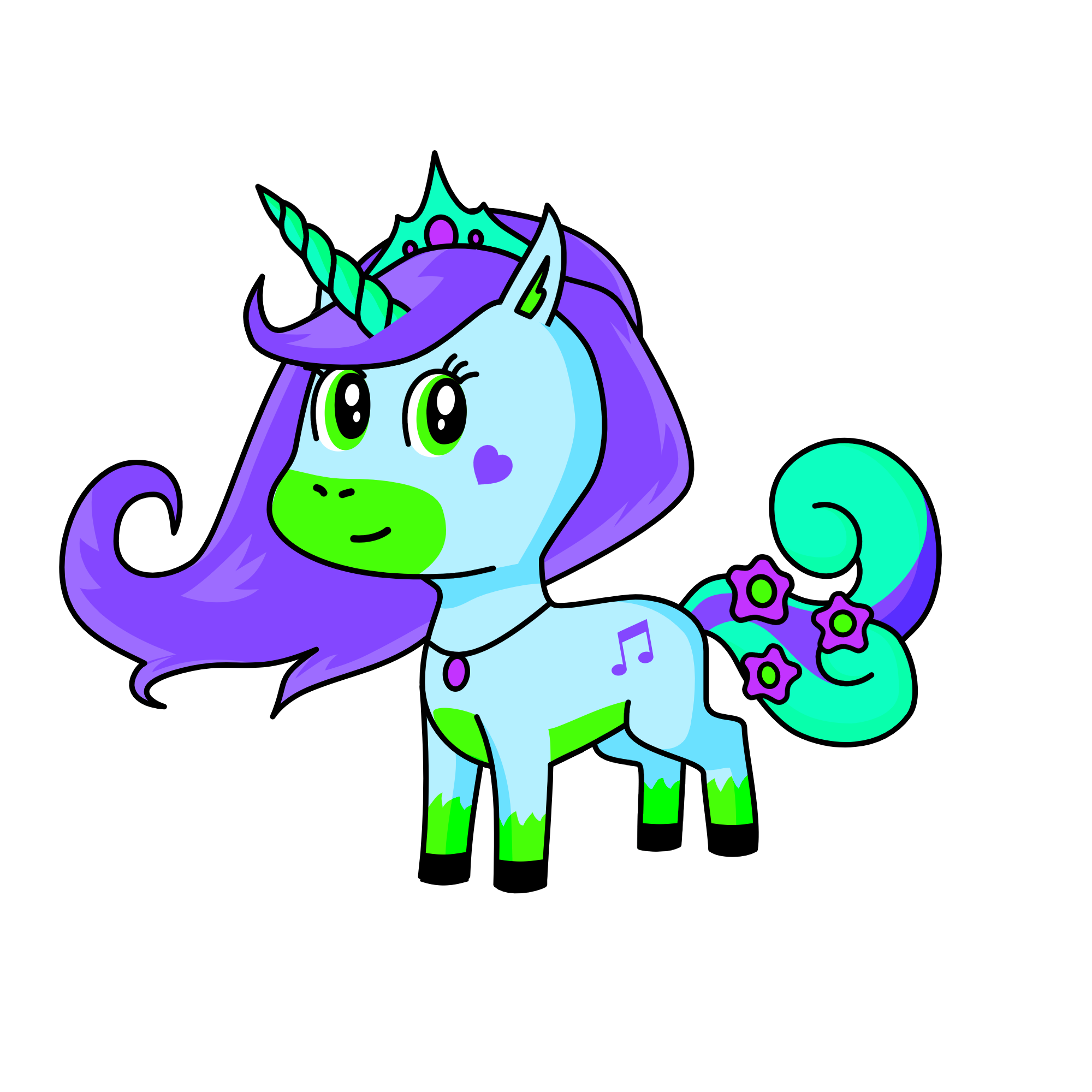 Mermaid, the unicorn