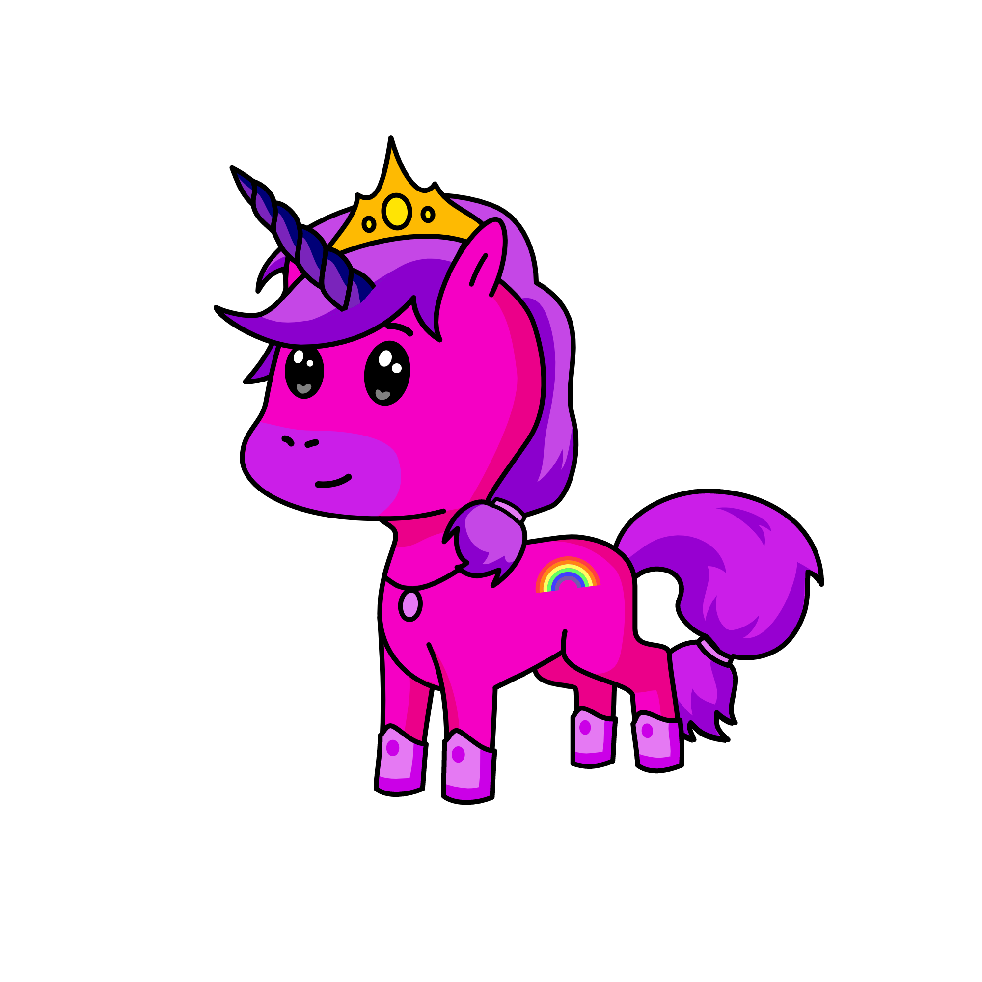 Snow, the unicorn