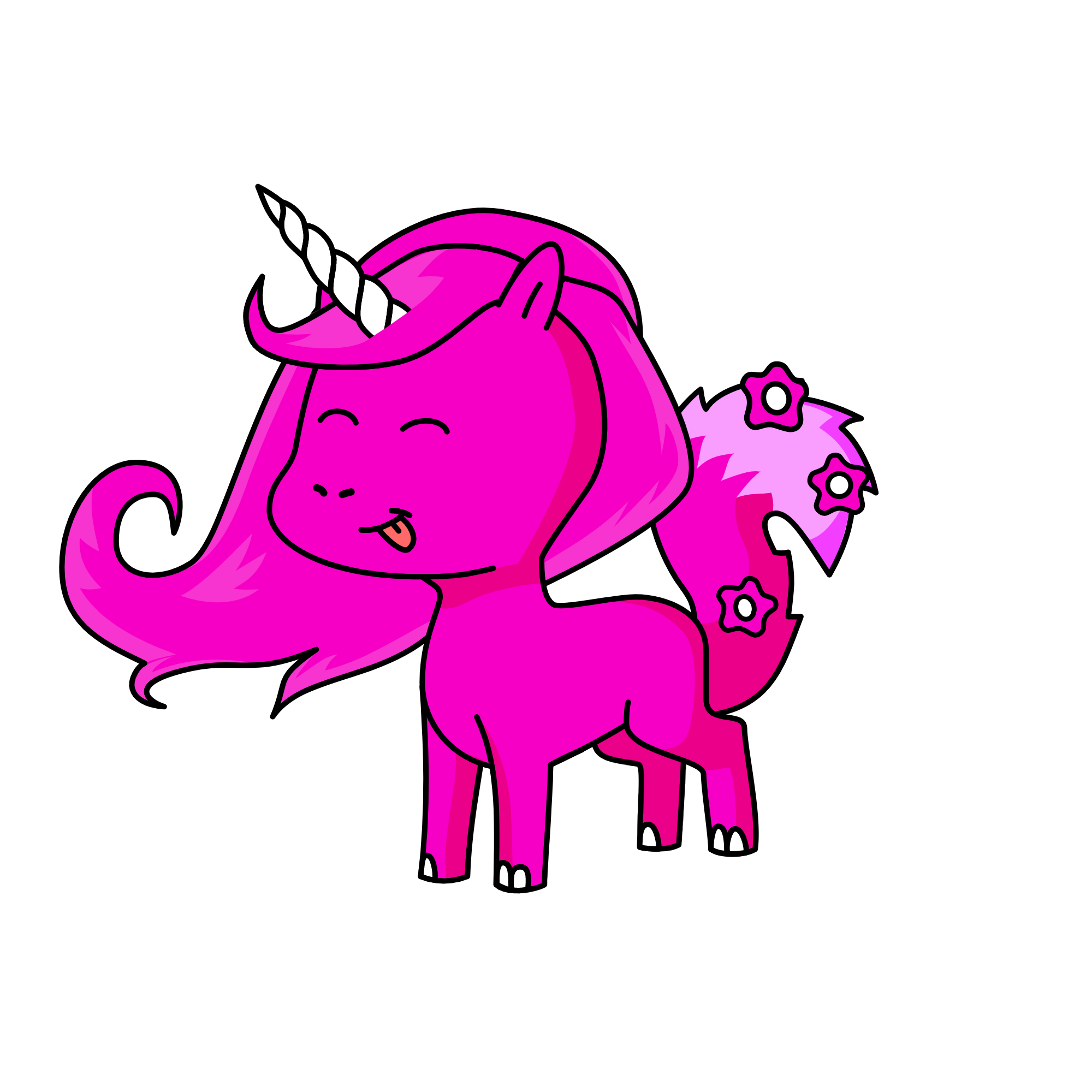 Furryneonpink, the unicorn