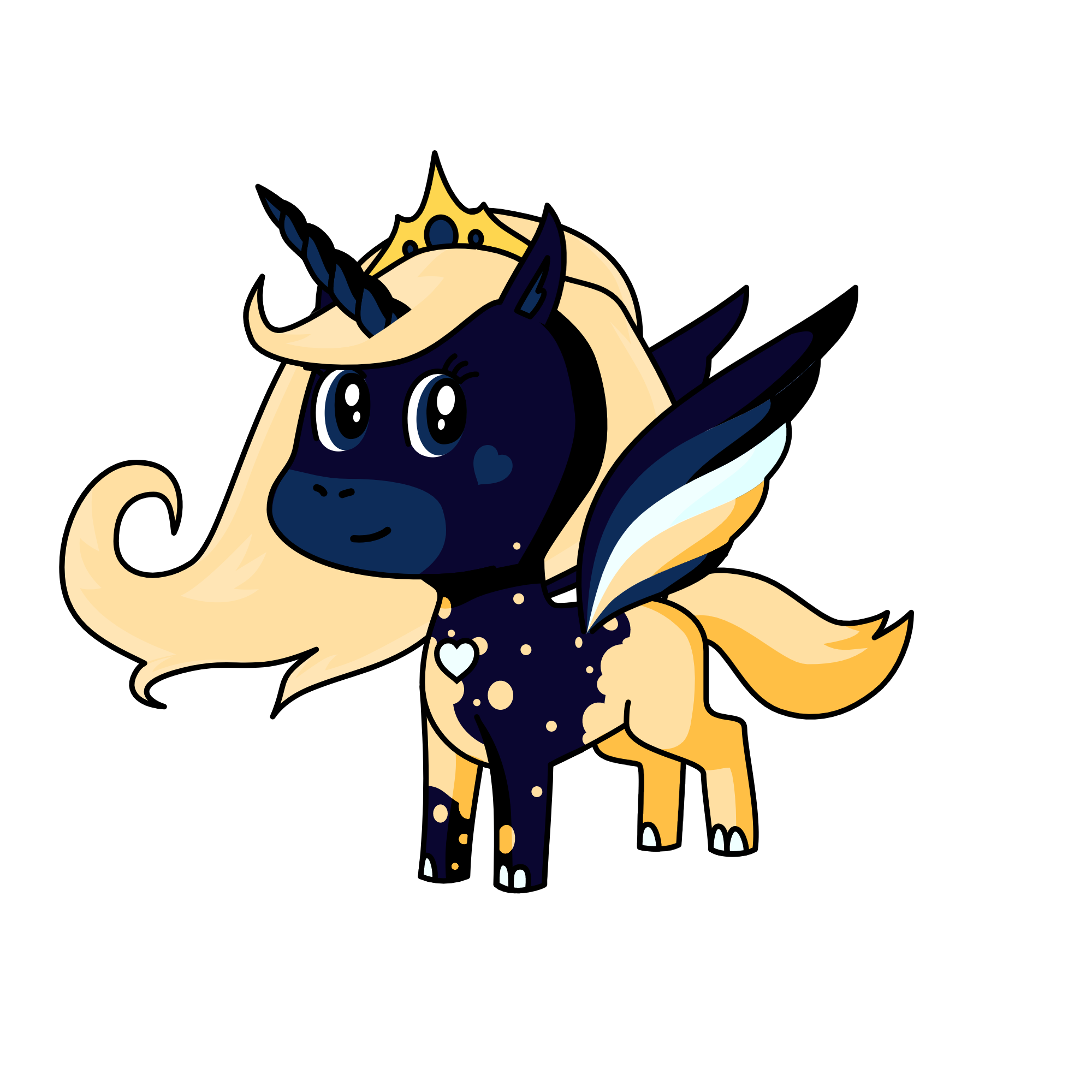 Peach Navy, the unicorn