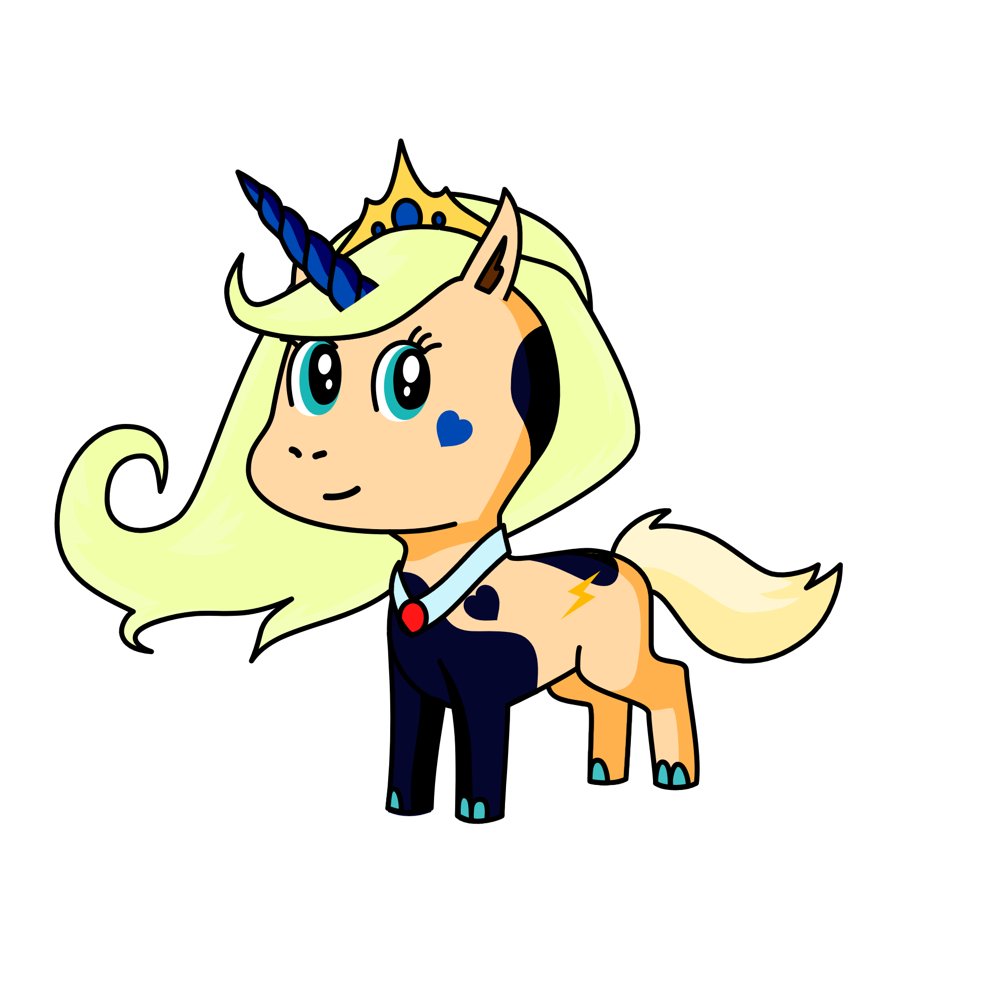 Qeen of the night, the unicorn