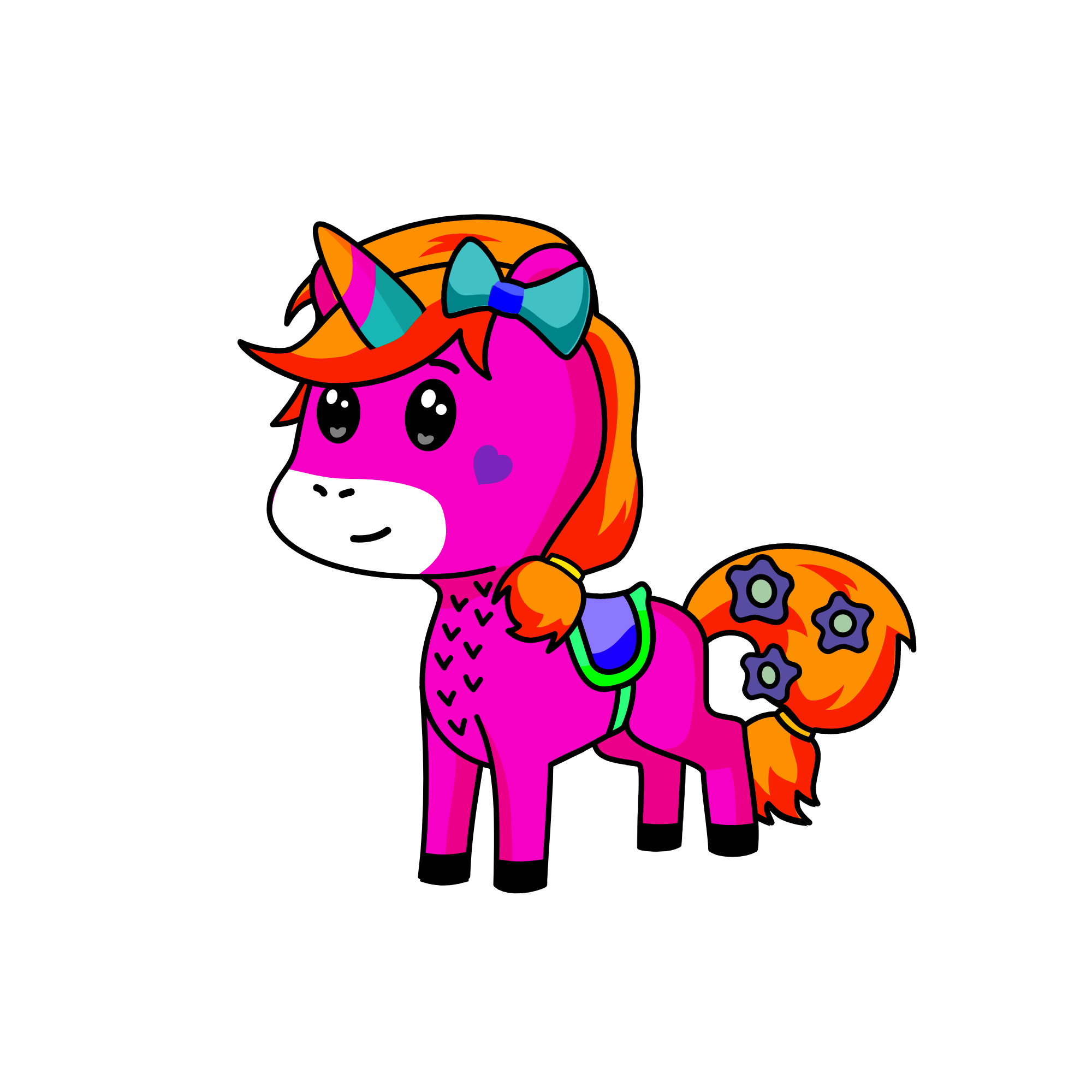 Girly Girl, the unicorn