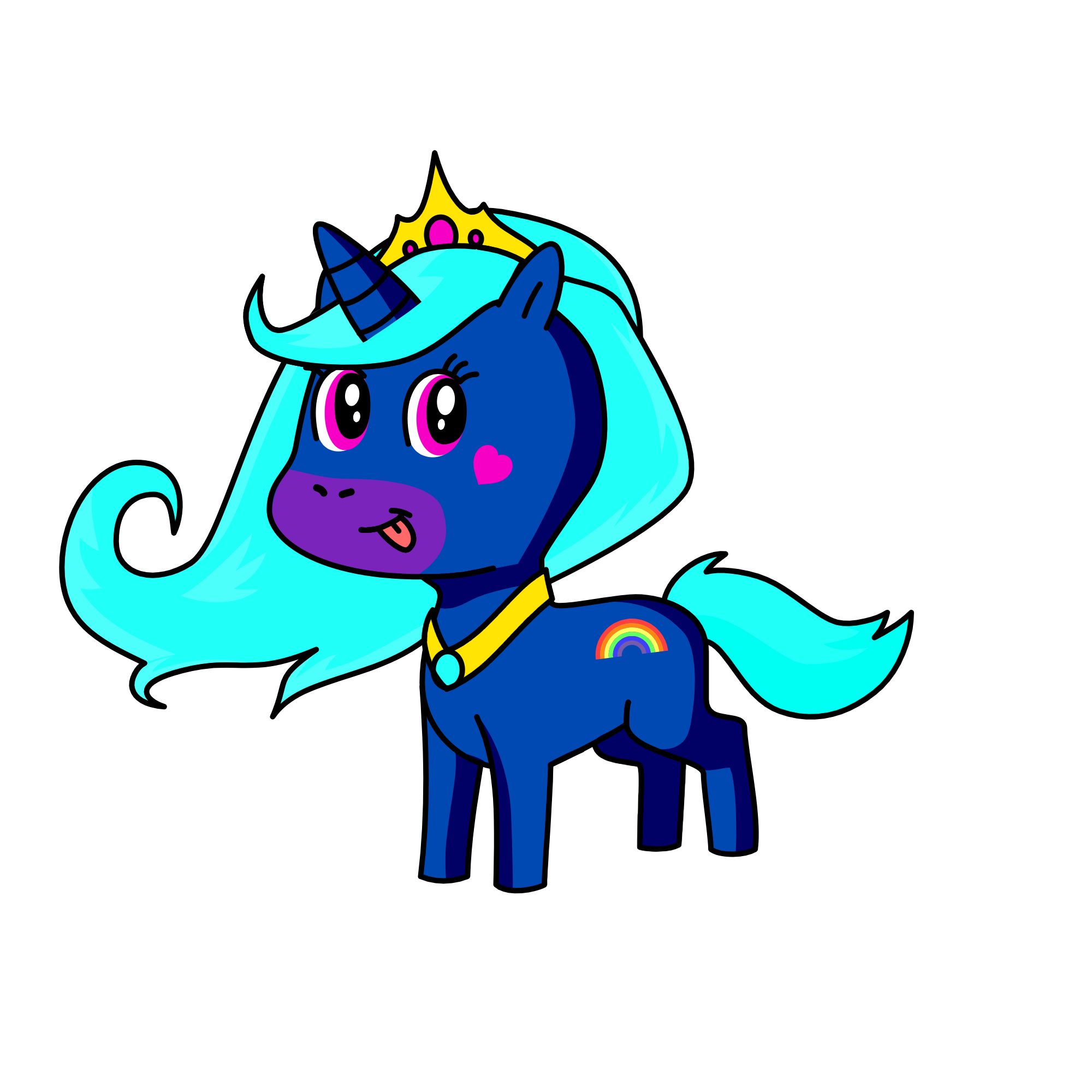 Princess Luna's lost twin sister, the unicorn