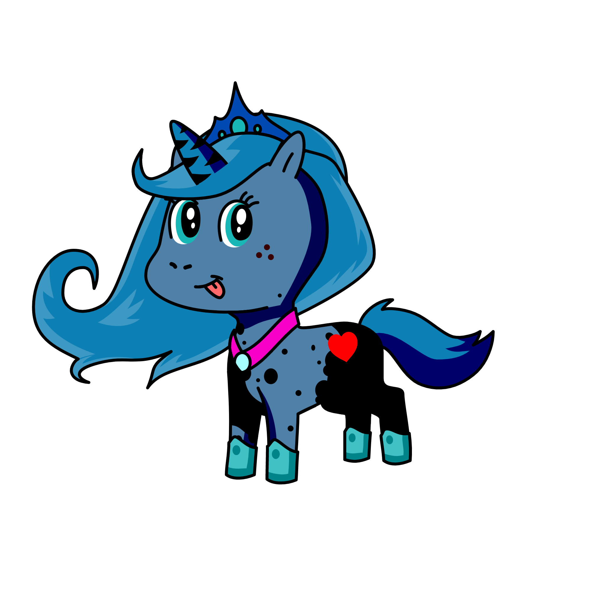 The Queen, the unicorn