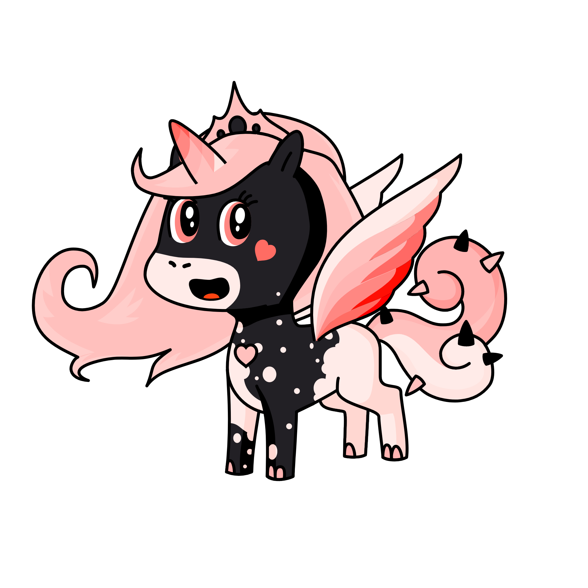 Pink Lightening, the unicorn