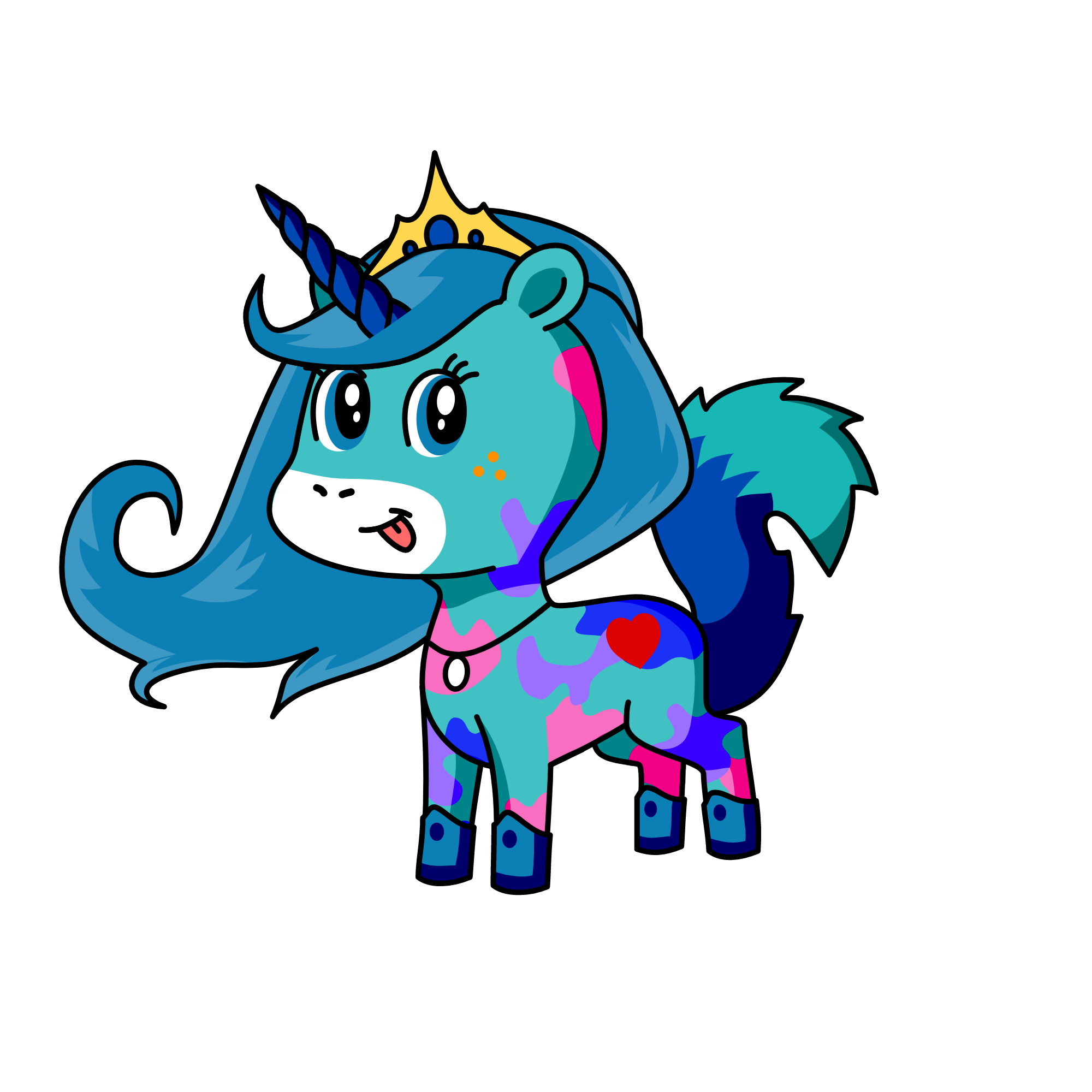 my sister is dumb, the unicorn
