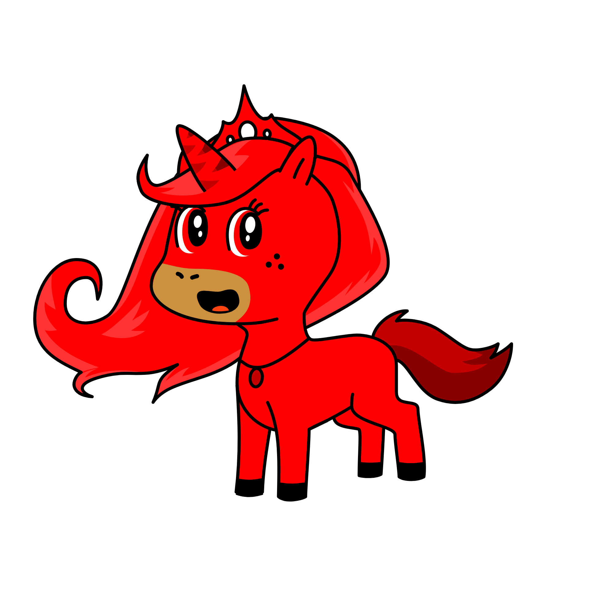 rojo, the unicorn