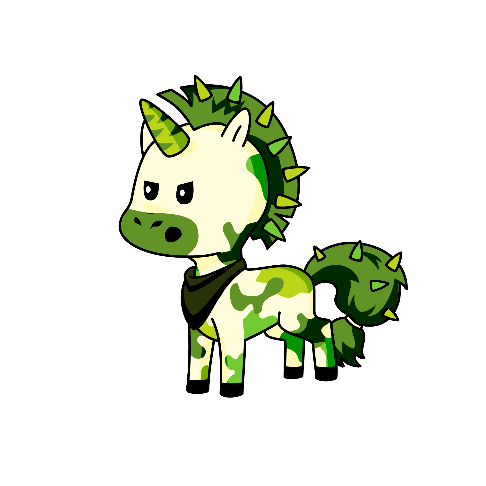 Camo King, the unicorn