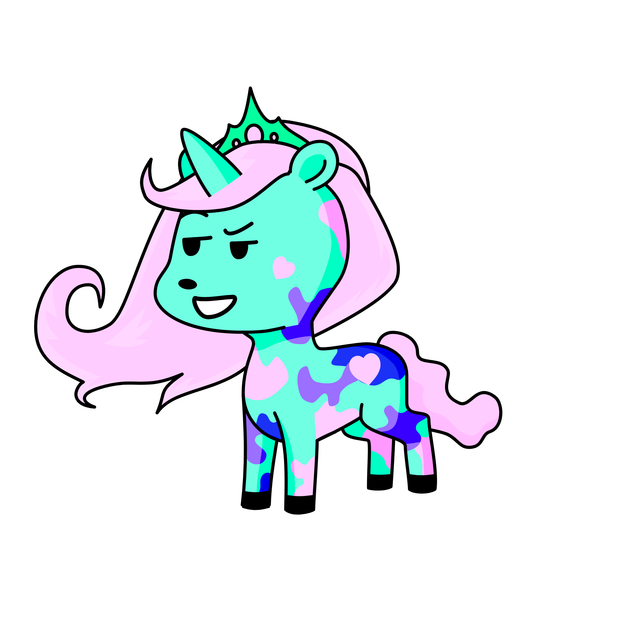 reina de el chicle, the unicorn