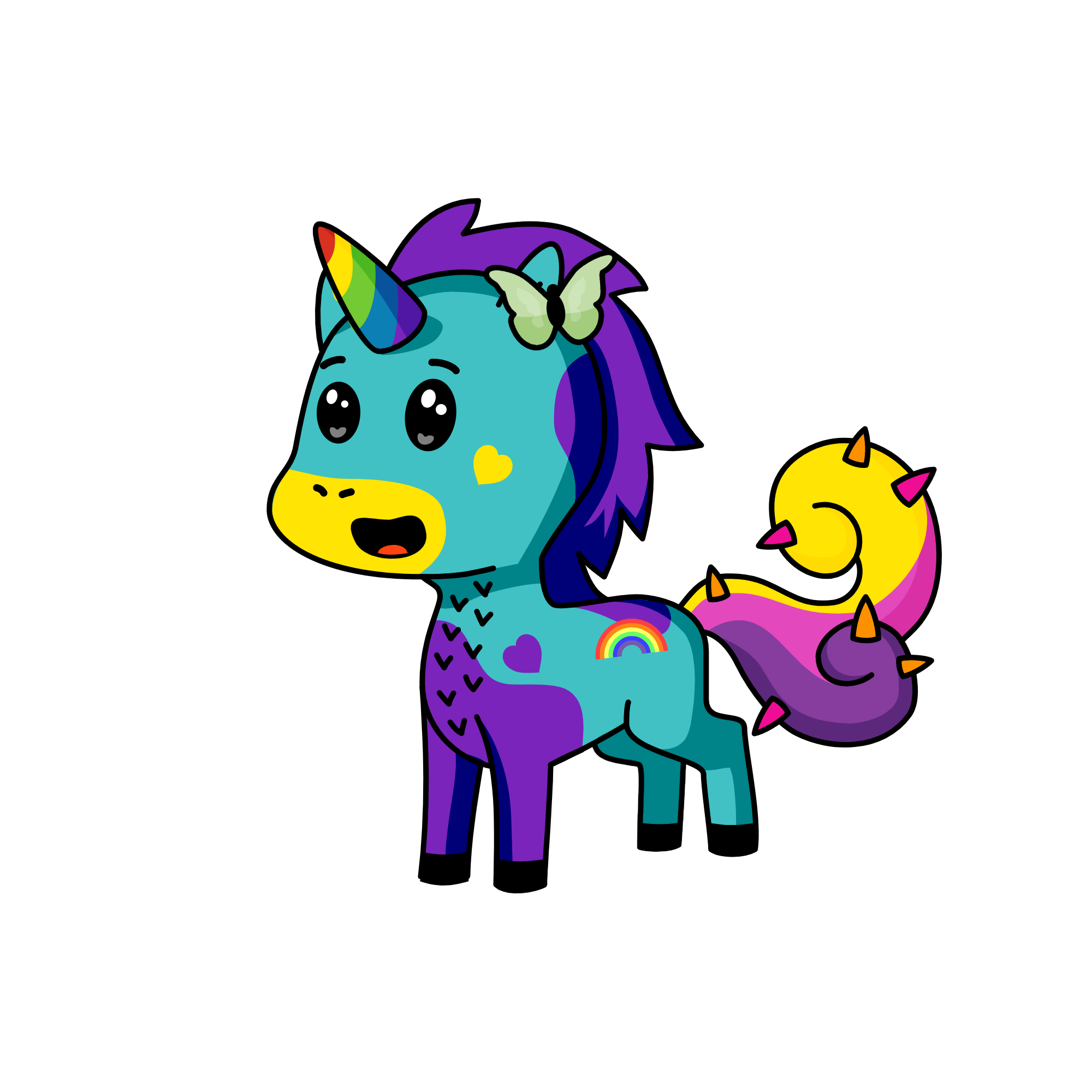 Midnight, the unicorn