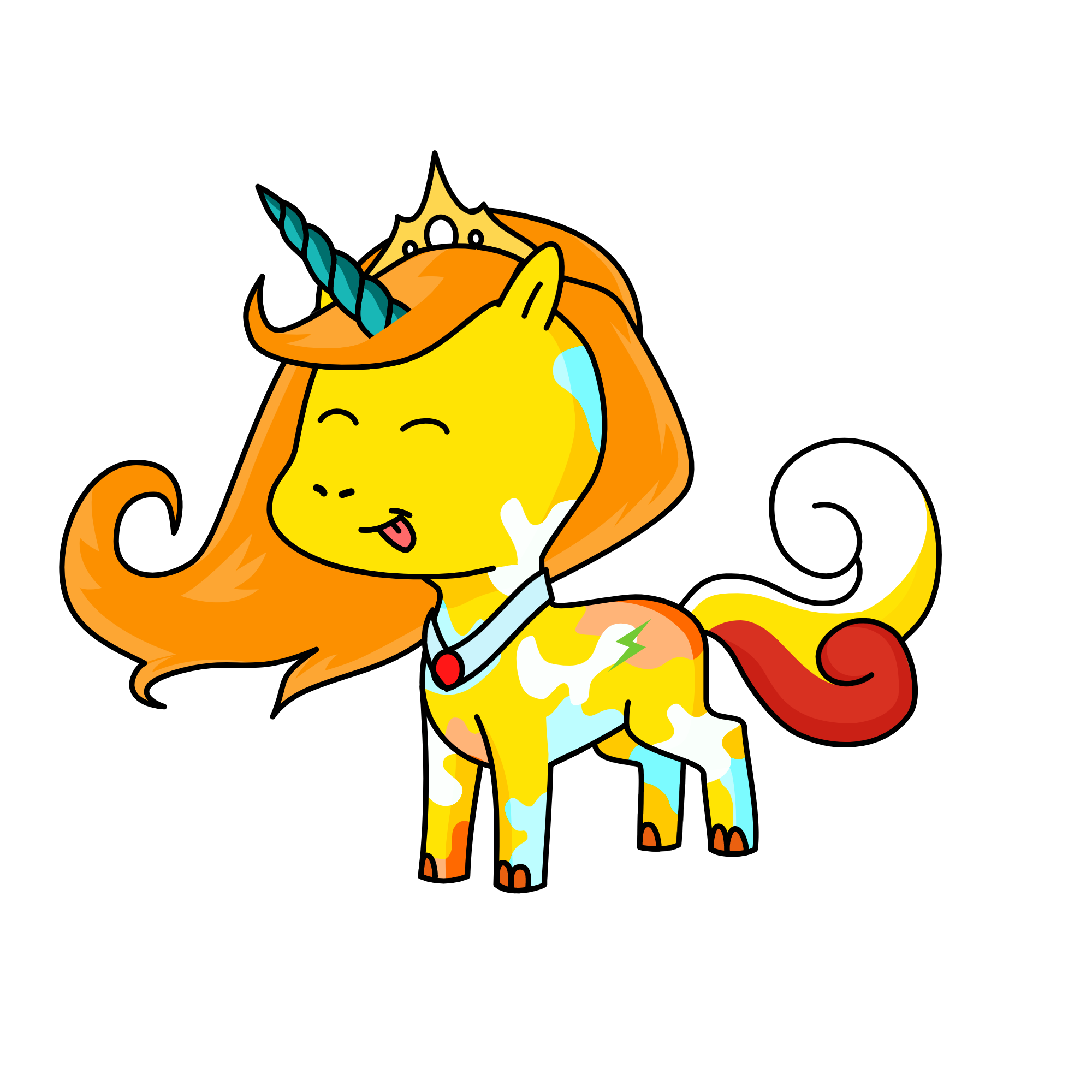 Sunny, the unicorn