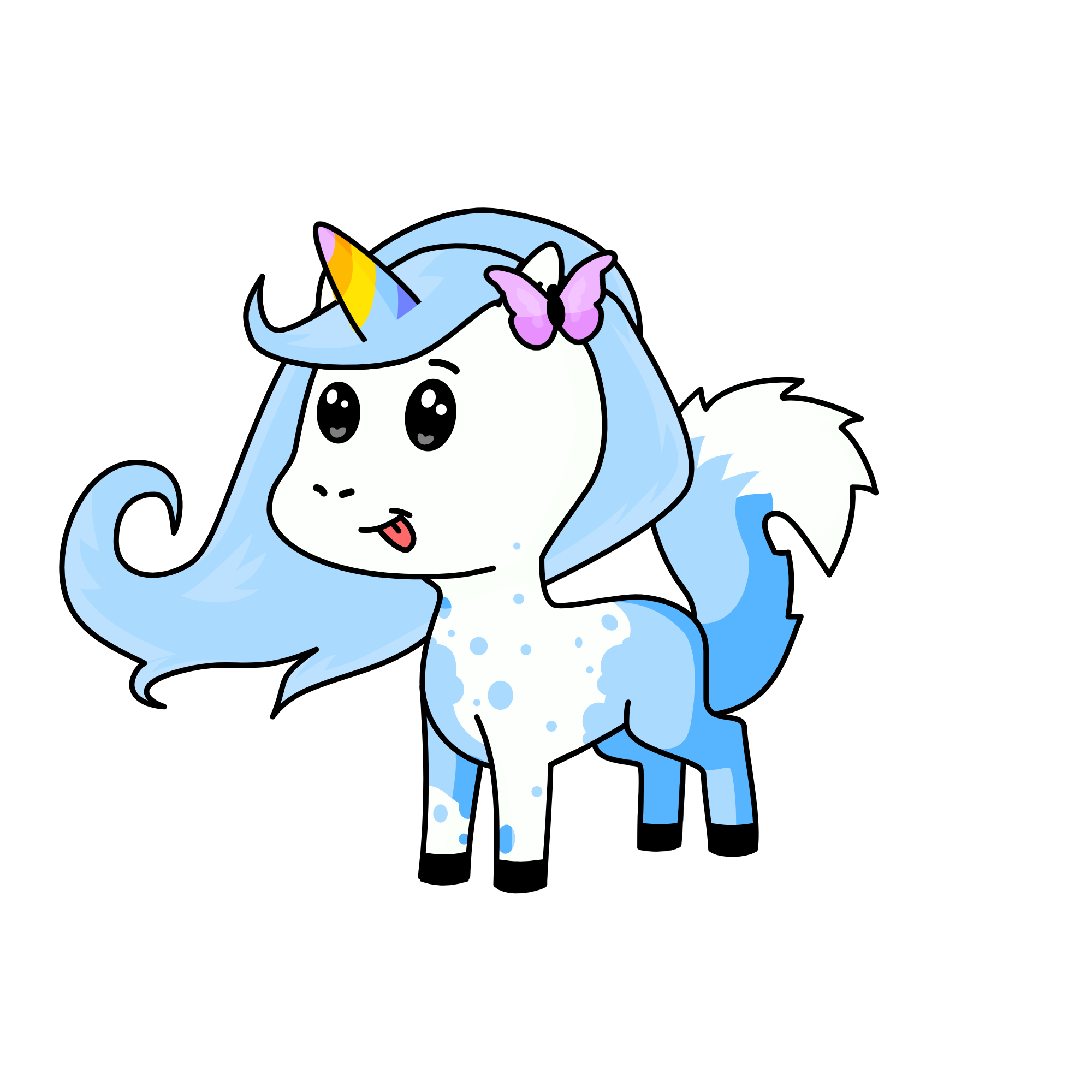 Snowsplash, the unicorn