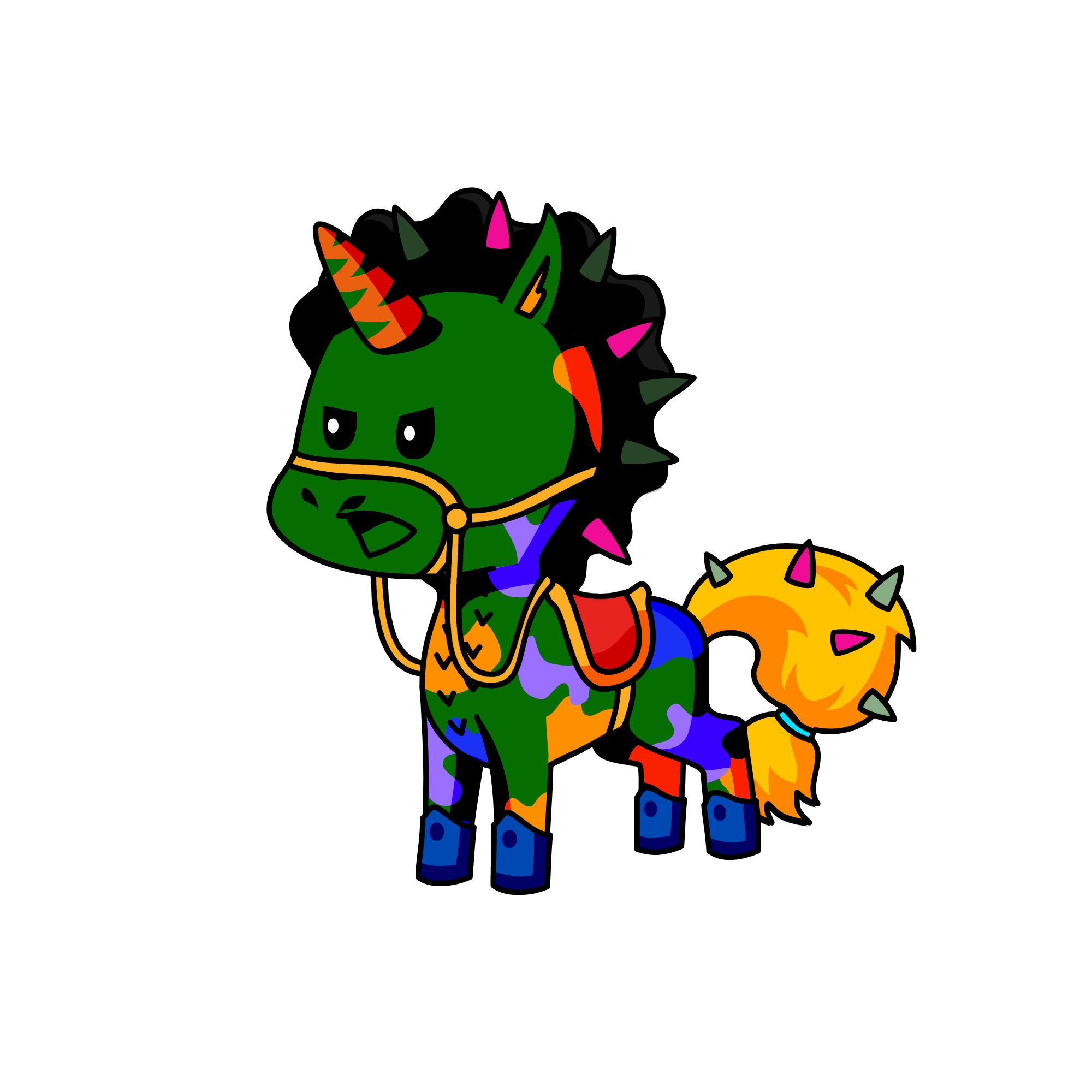 green gross, the unicorn