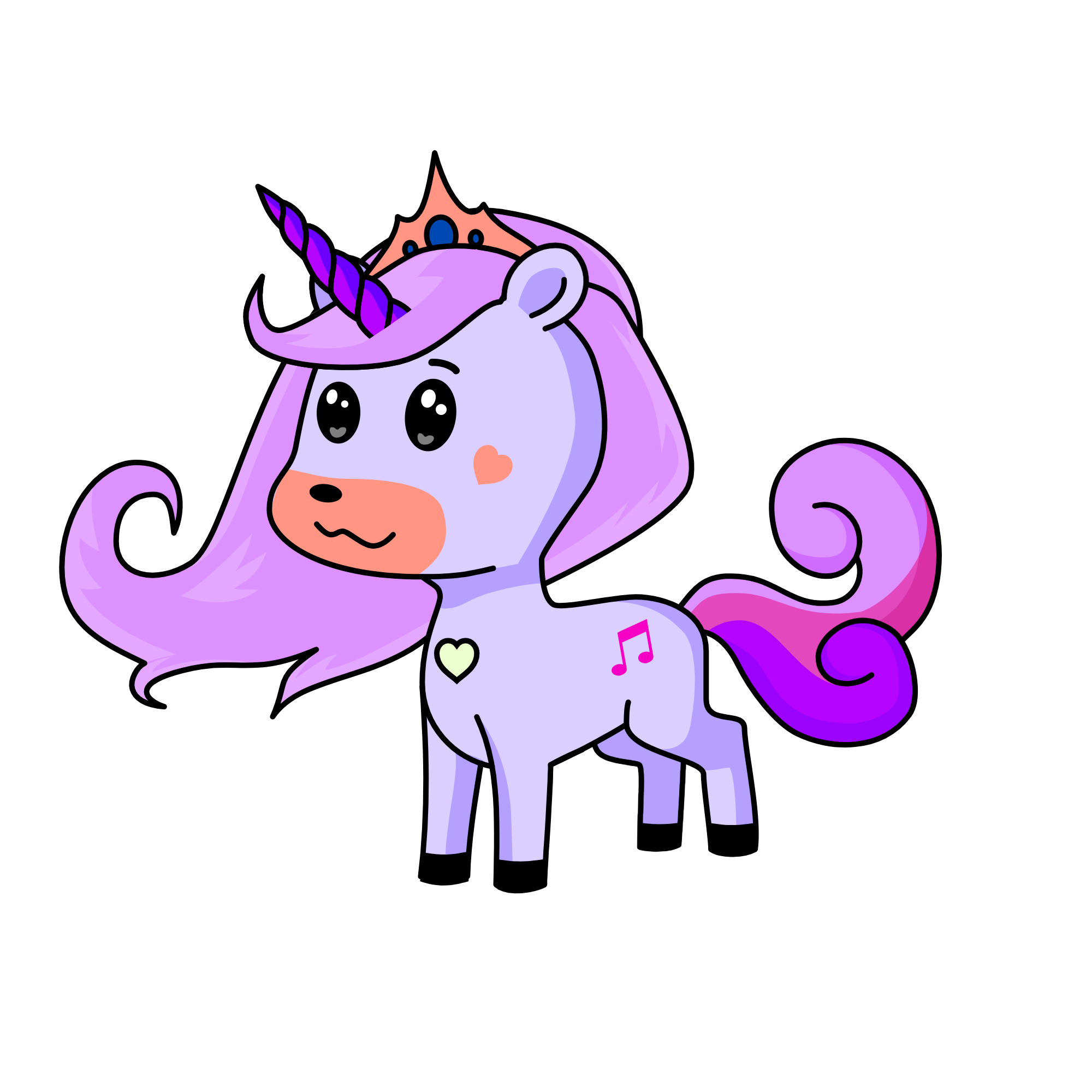 Snowy, the unicorn