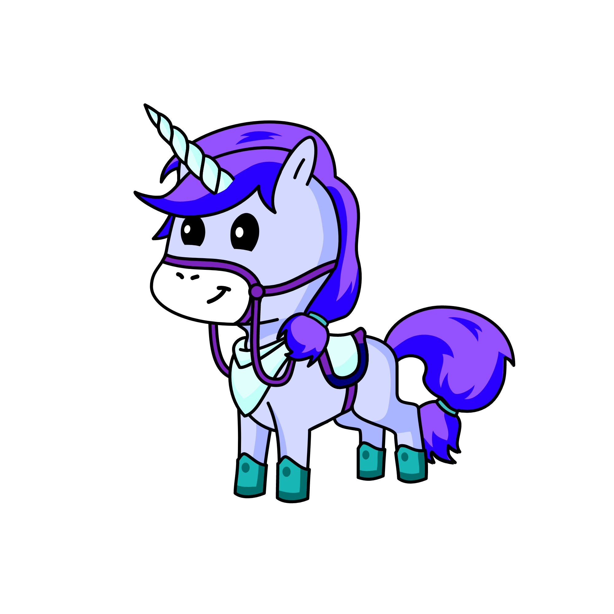 Violet, the unicorn