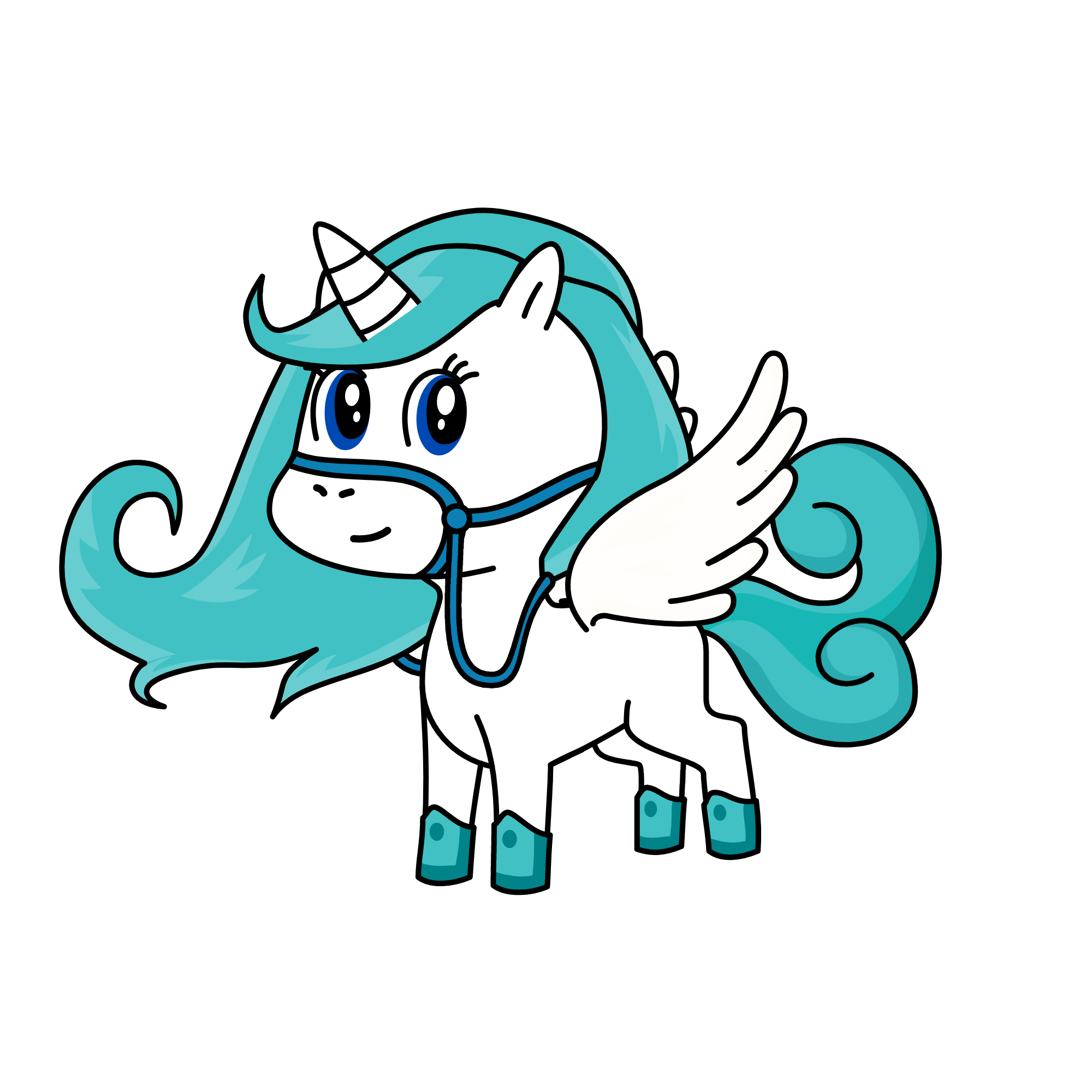 Winter, the unicorn