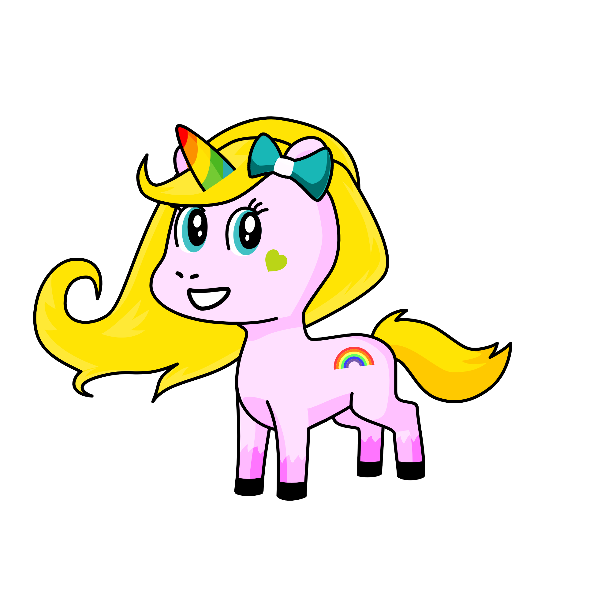 Rainbowa, the unicorn