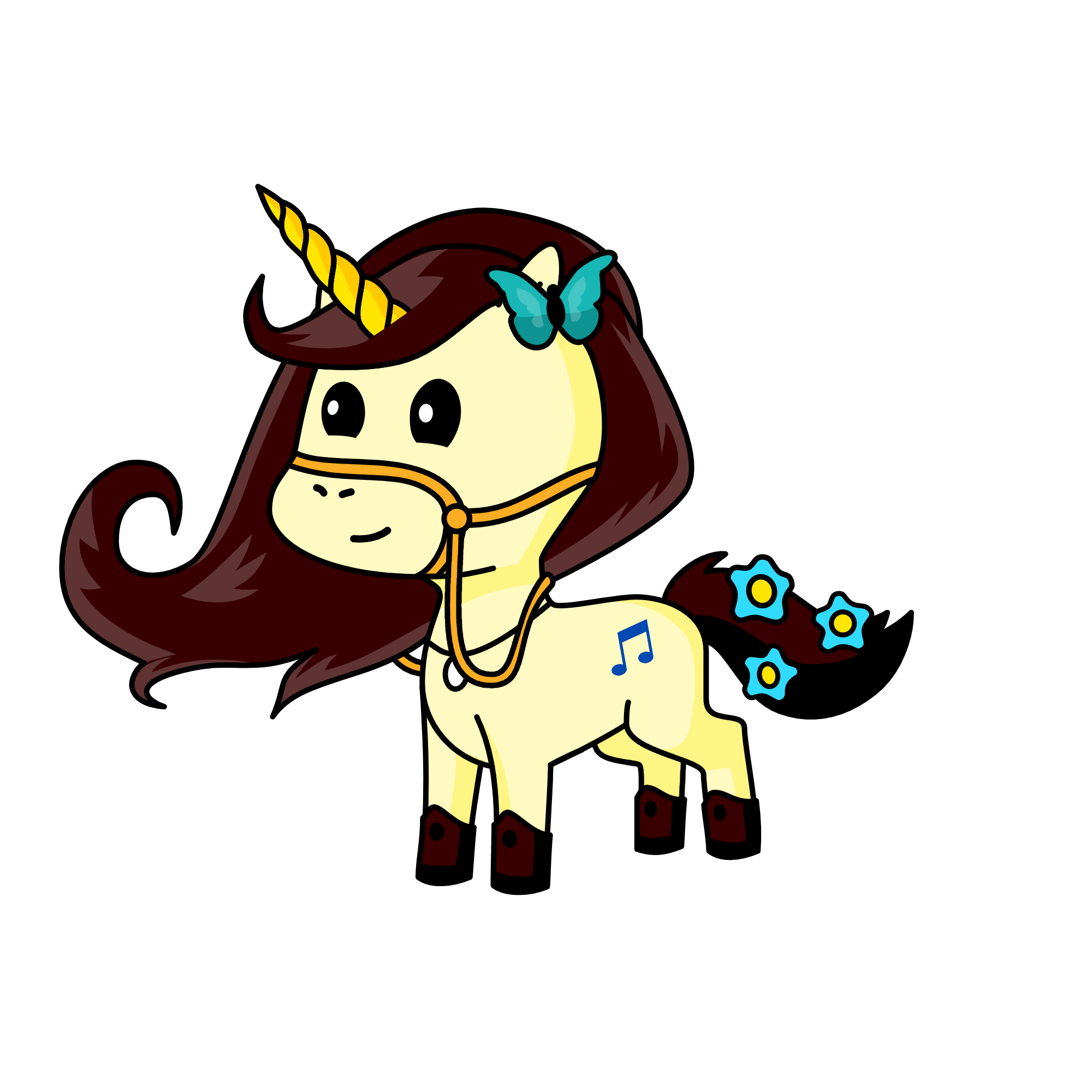 Moonlight, the unicorn