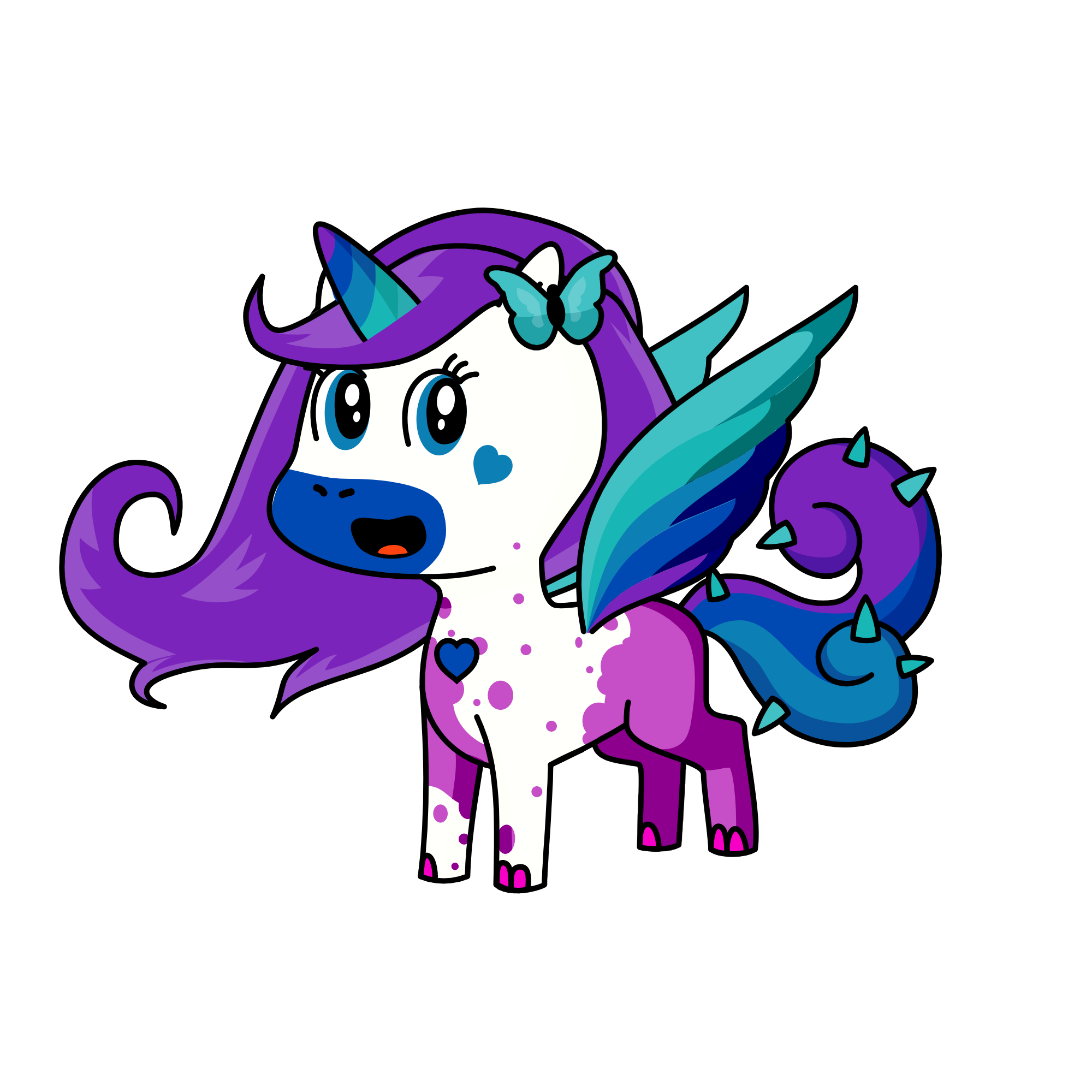 Luna , the unicorn