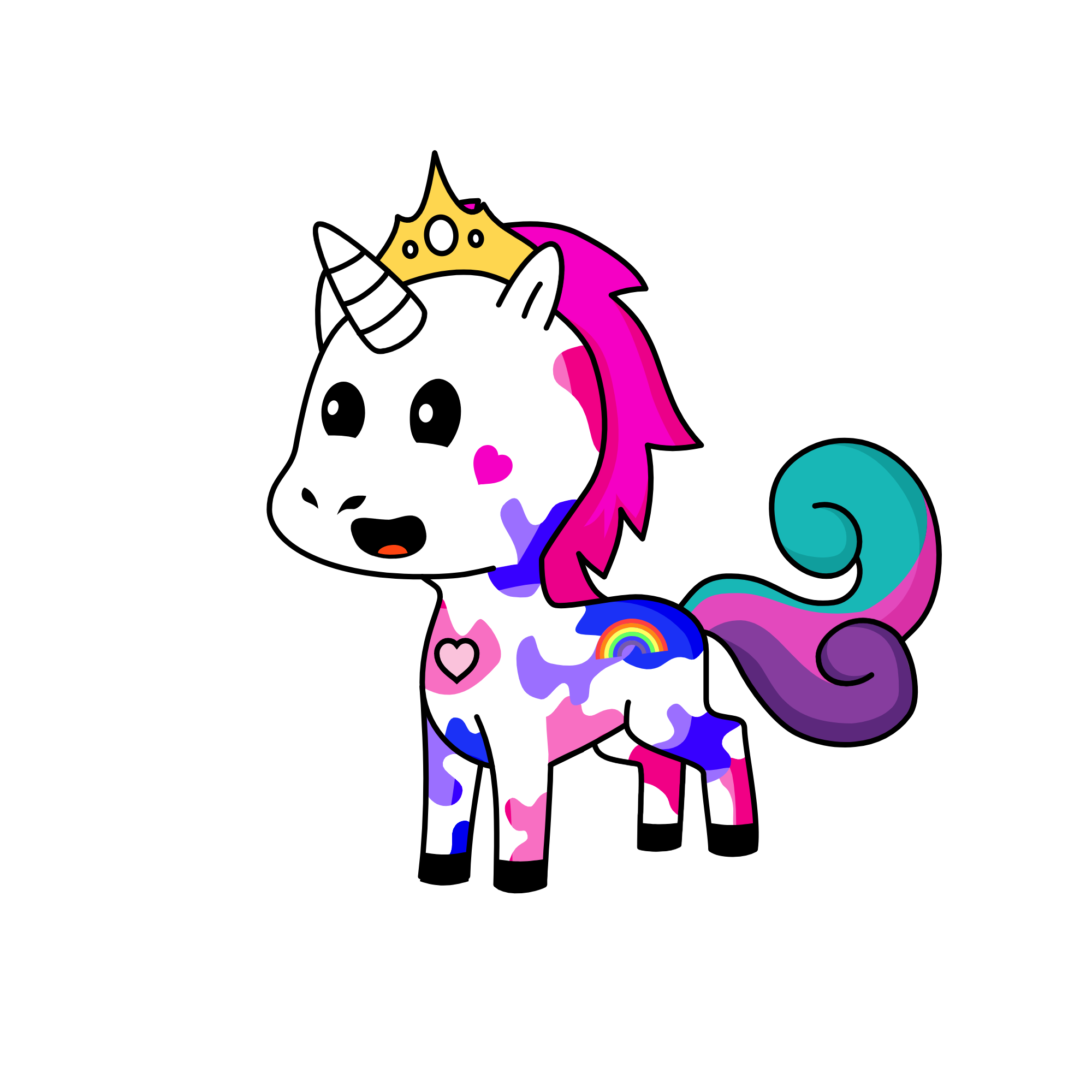 winter preincess, the unicorn