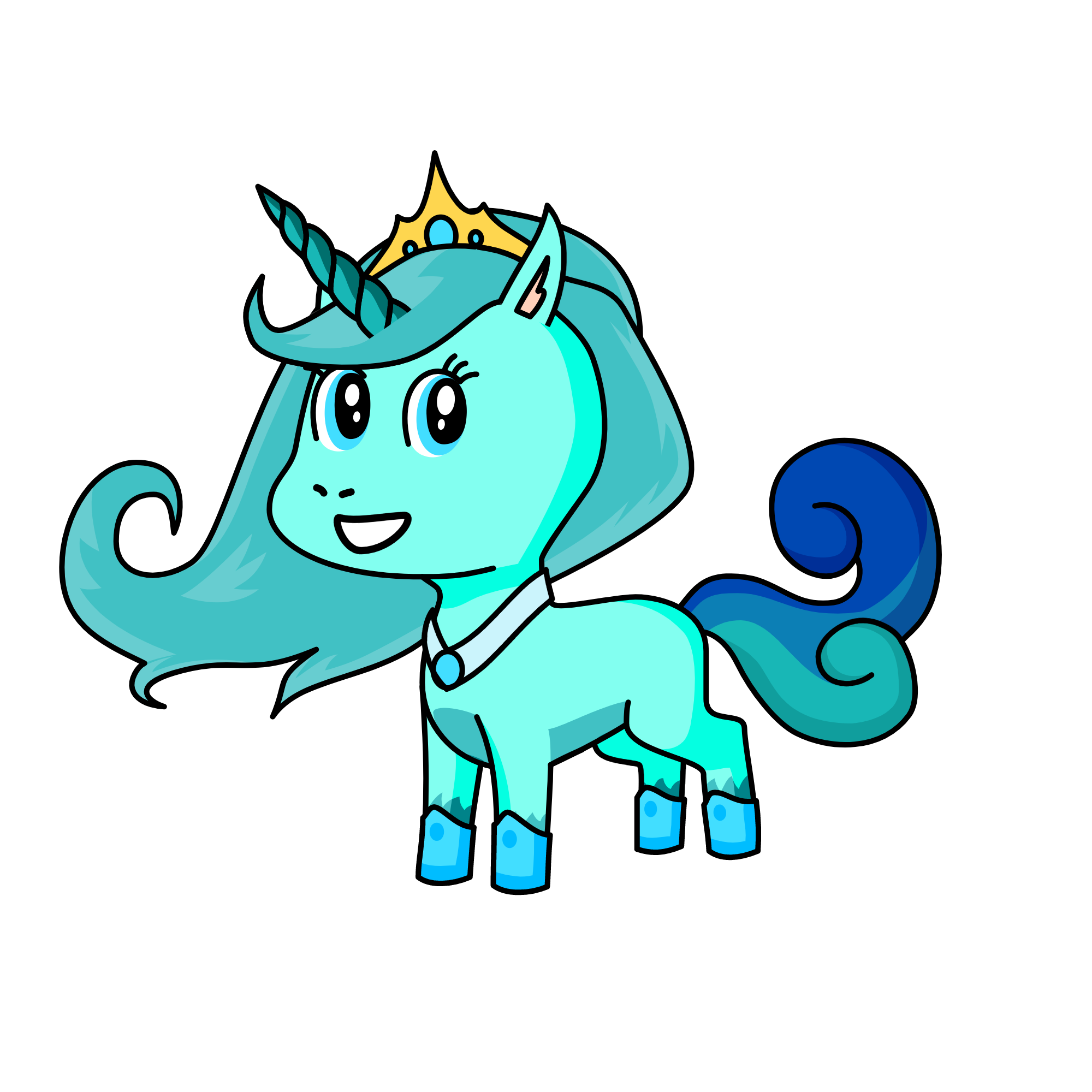 Princess Icy, the unicorn