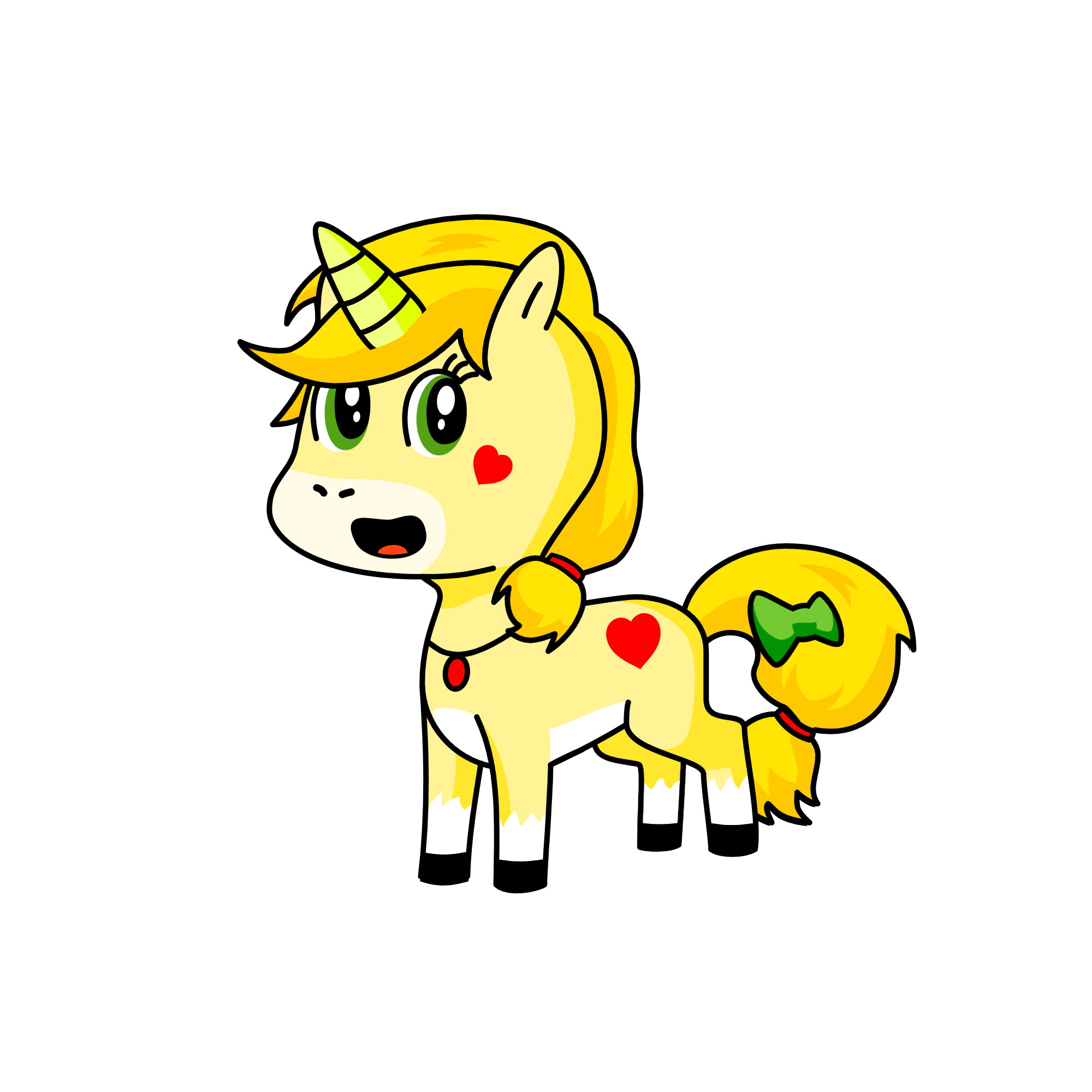 Chuni chan, the unicorn