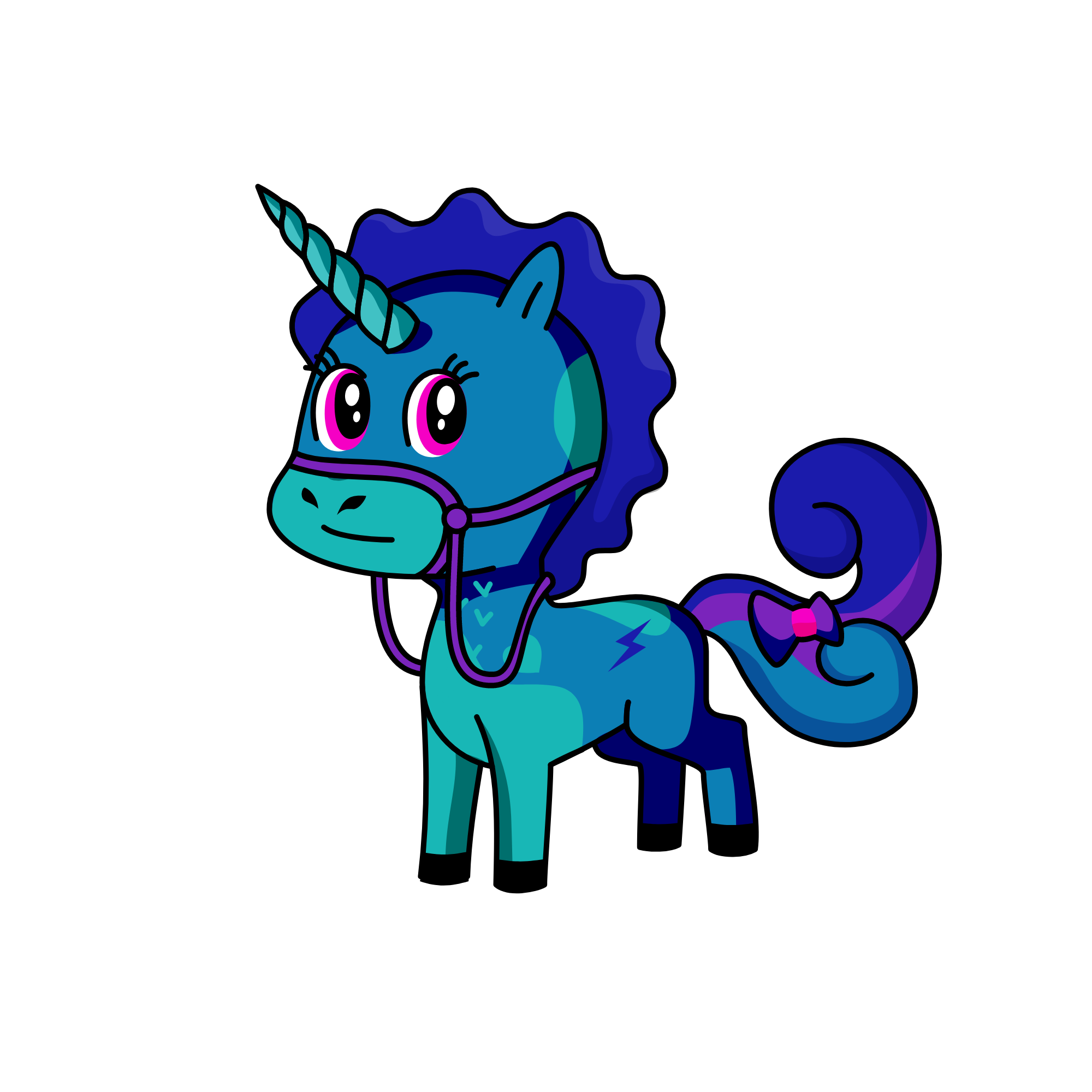 Turqusie, the unicorn