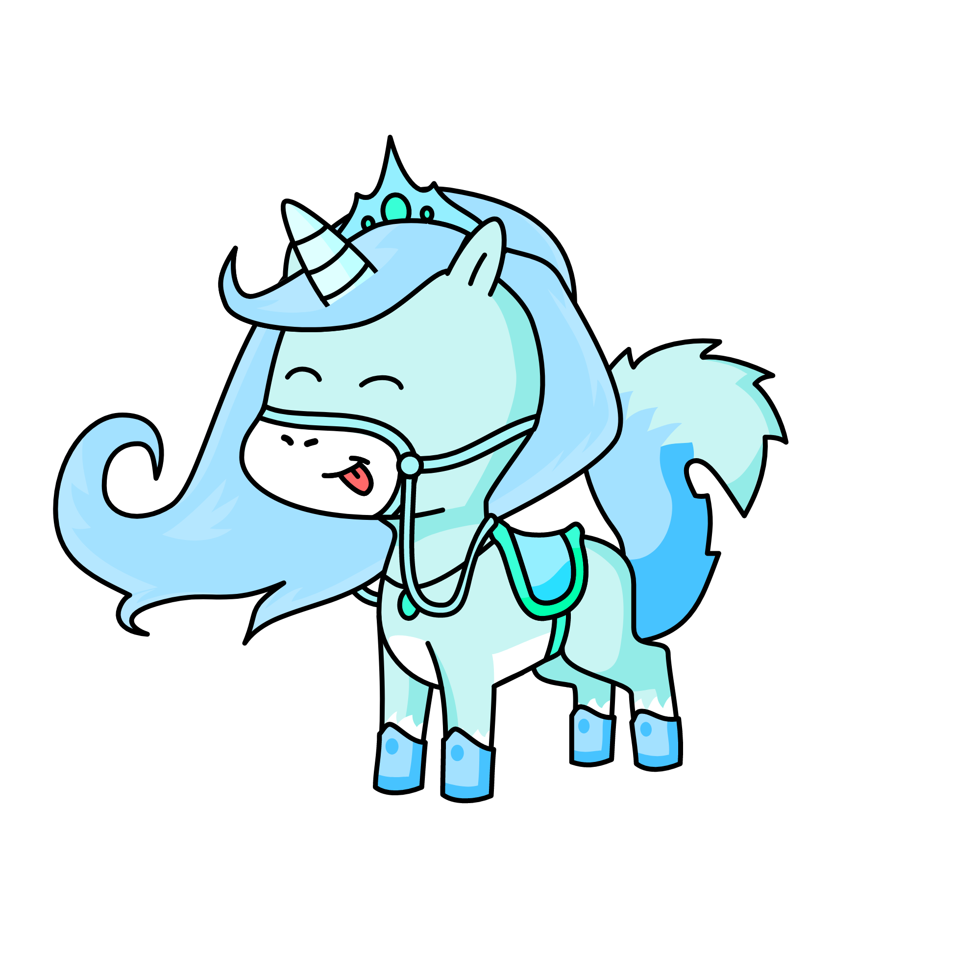Icy, the unicorn