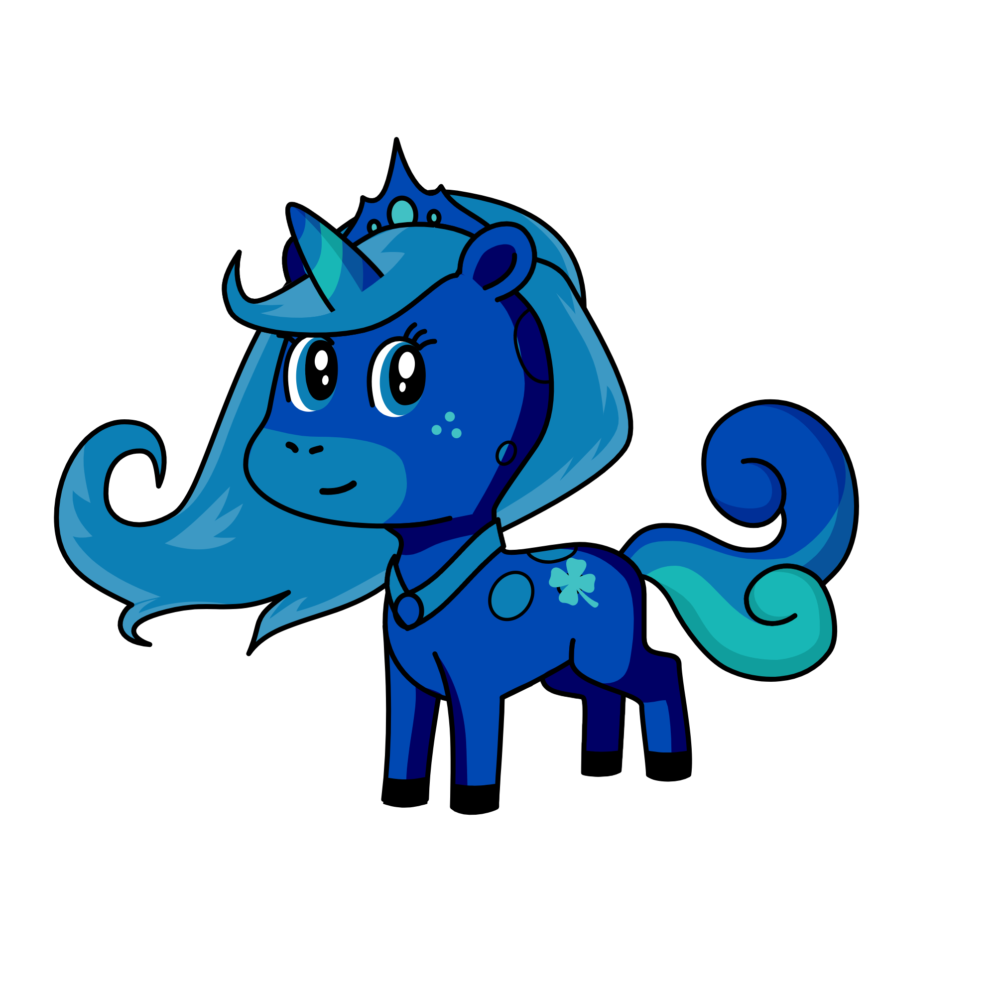 Shadow Queen, the unicorn