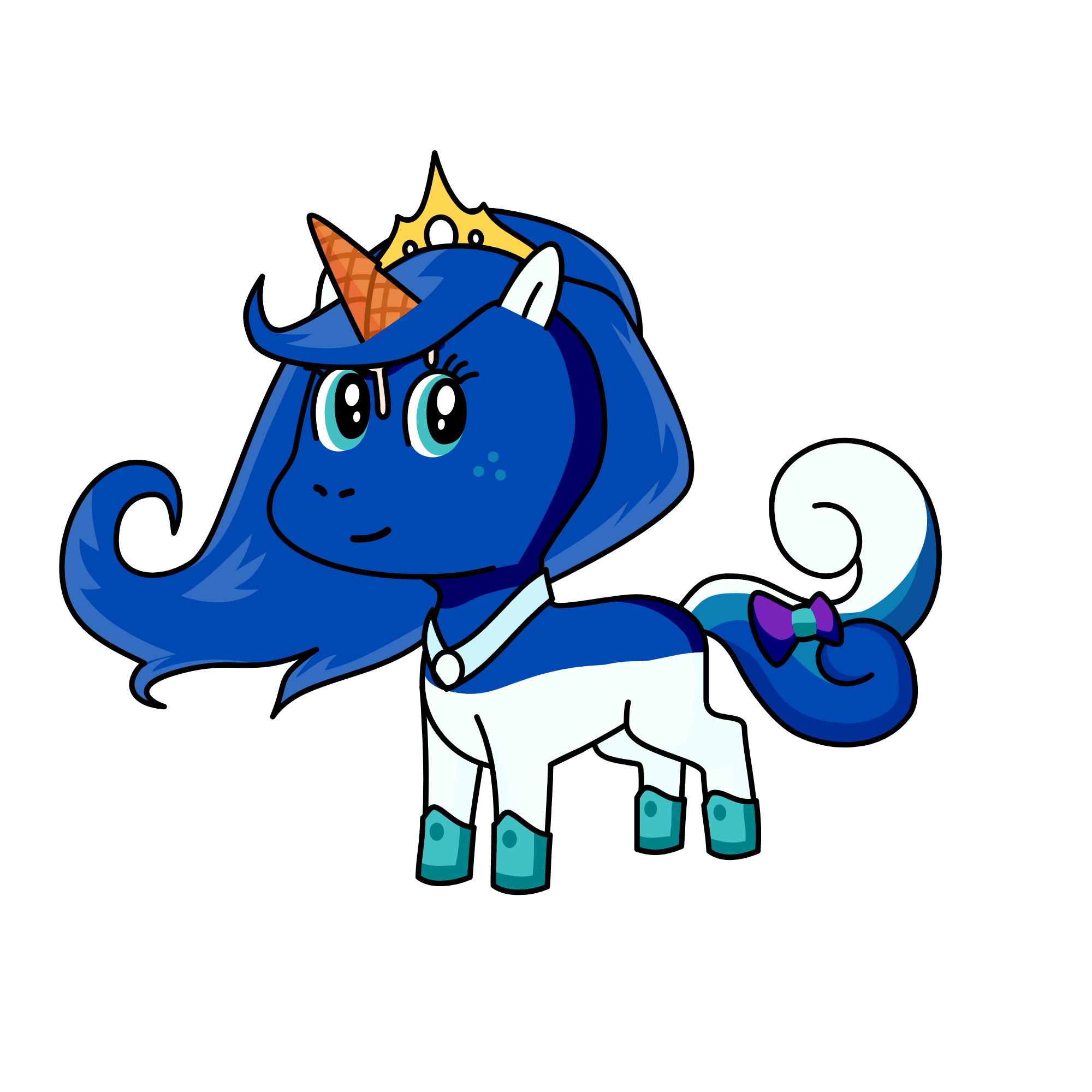 Princess Winter, the unicorn