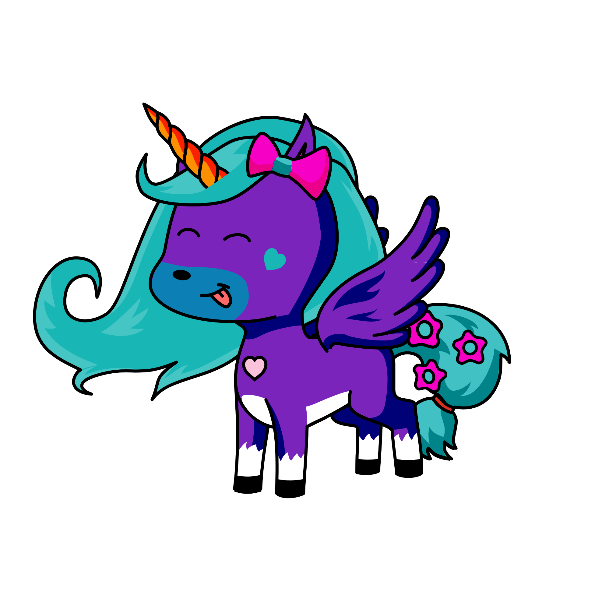 KAWAII PRINCESS, the unicorn