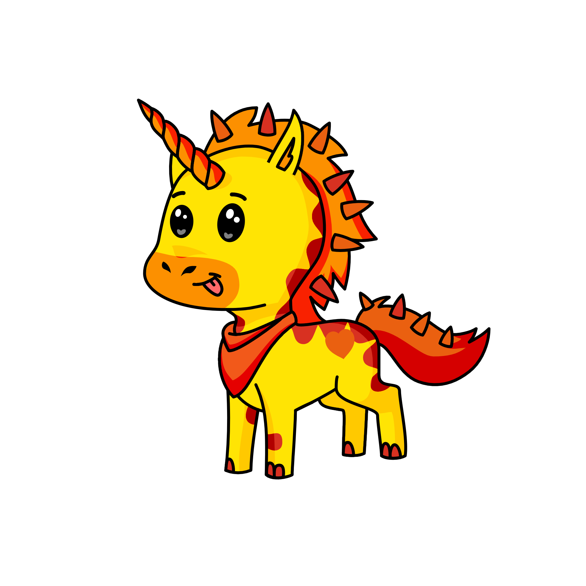 firey, the unicorn