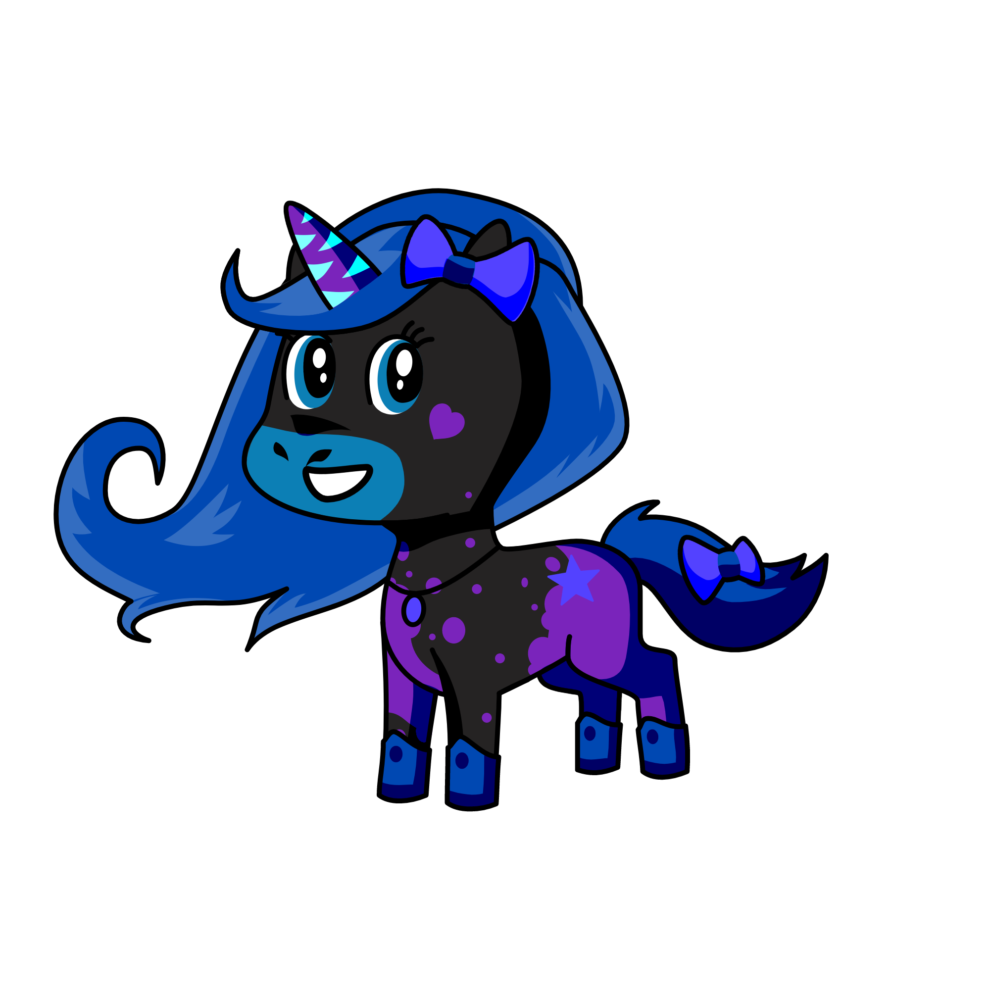 Luna Heart Rose, the unicorn