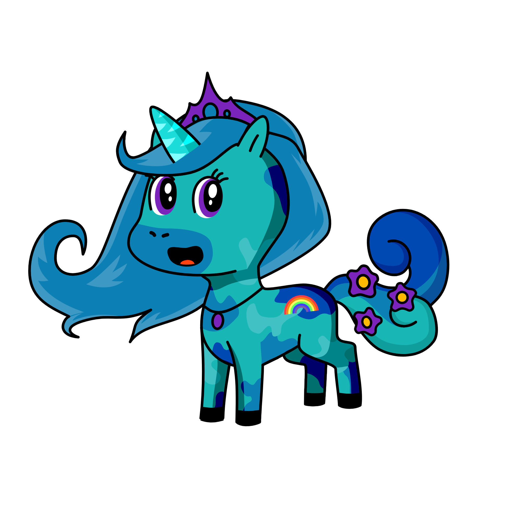 Queen Sky of the Sky unicorns, the unicorn