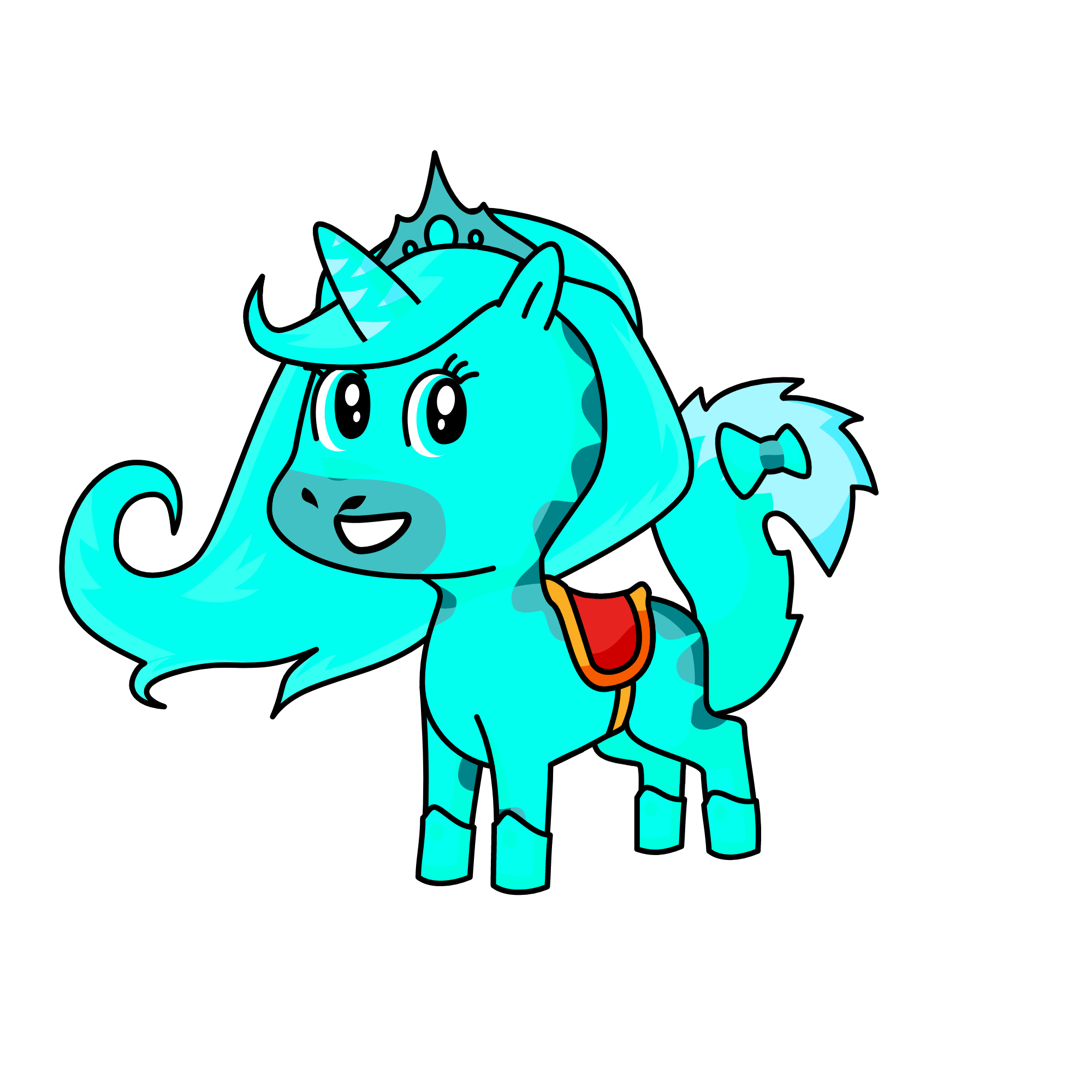 Ice Queen Shimmer, the unicorn