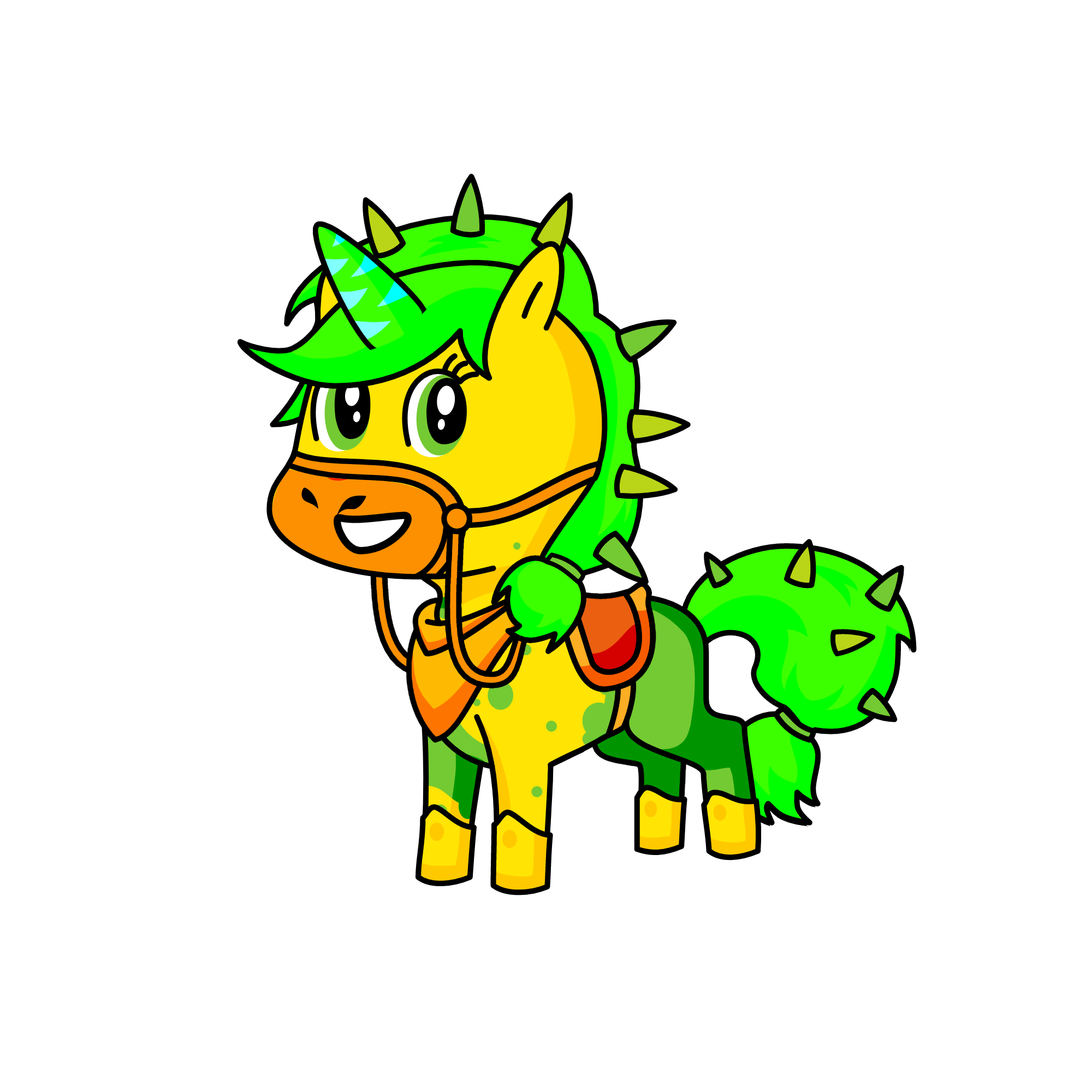 Amazing Cute Spikes, the unicorn