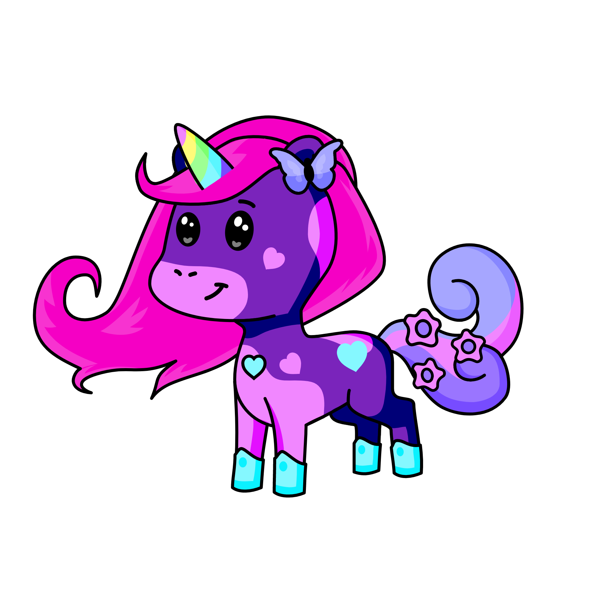 Lovely, the unicorn