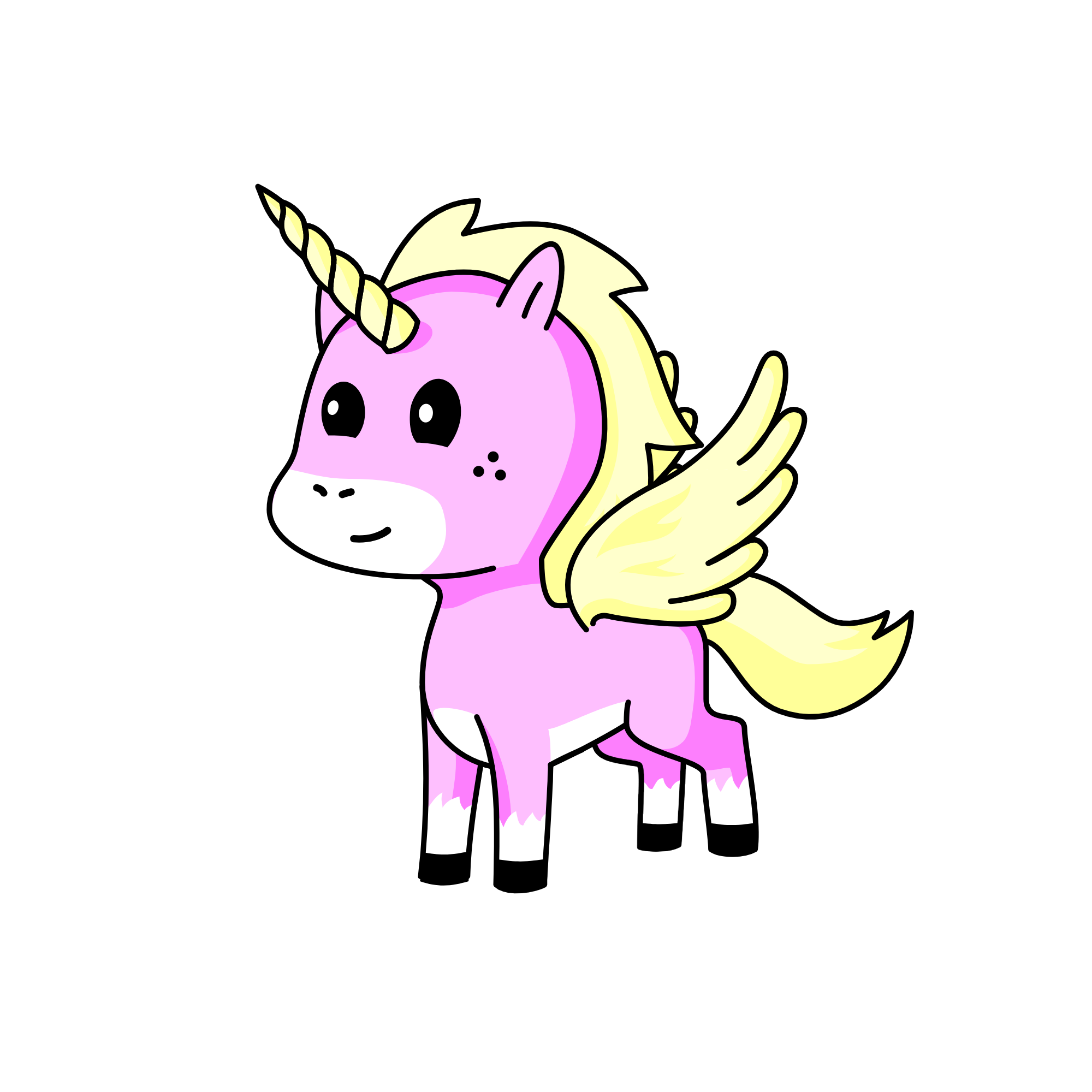 Fluttershy, the unicorn