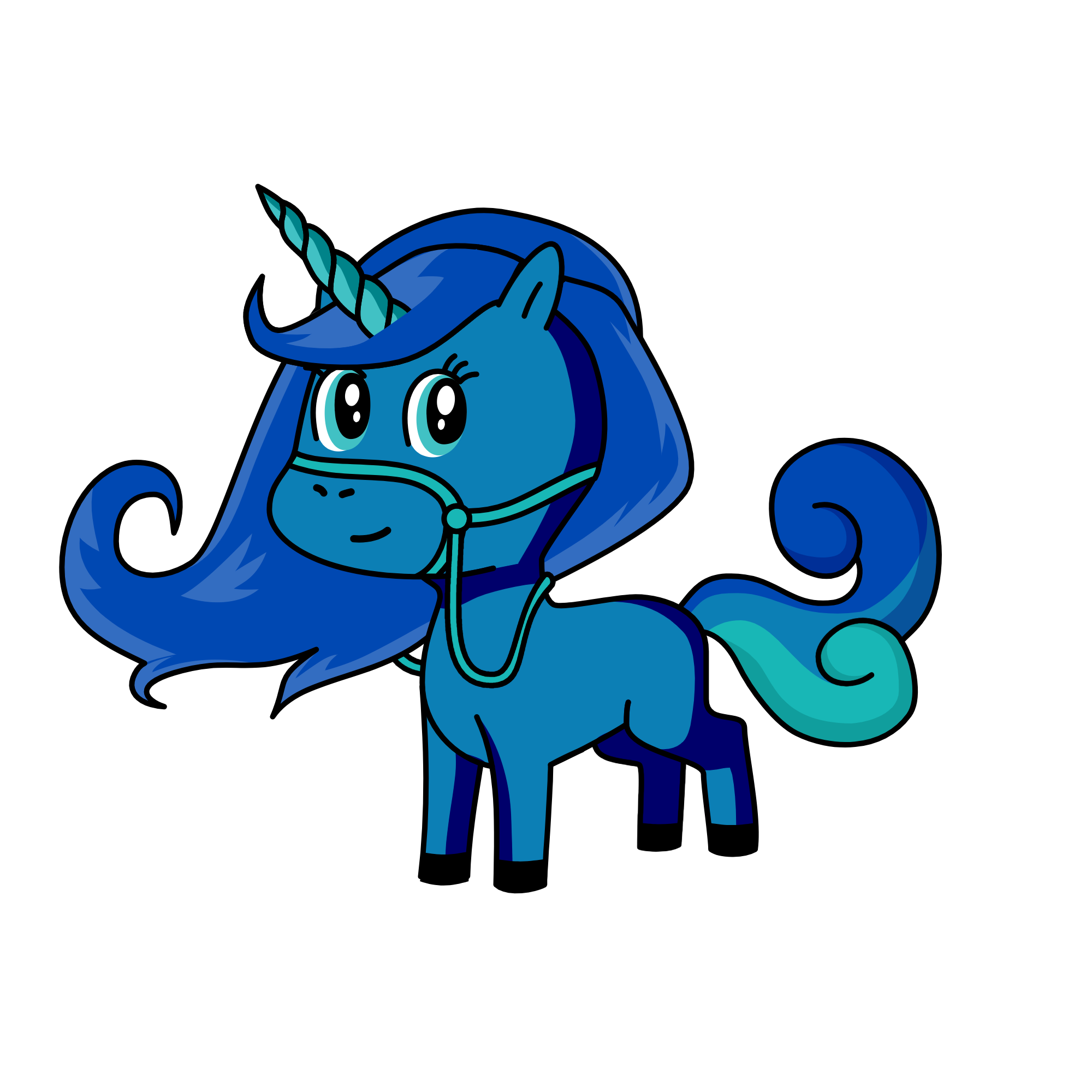 Sky, the unicorn