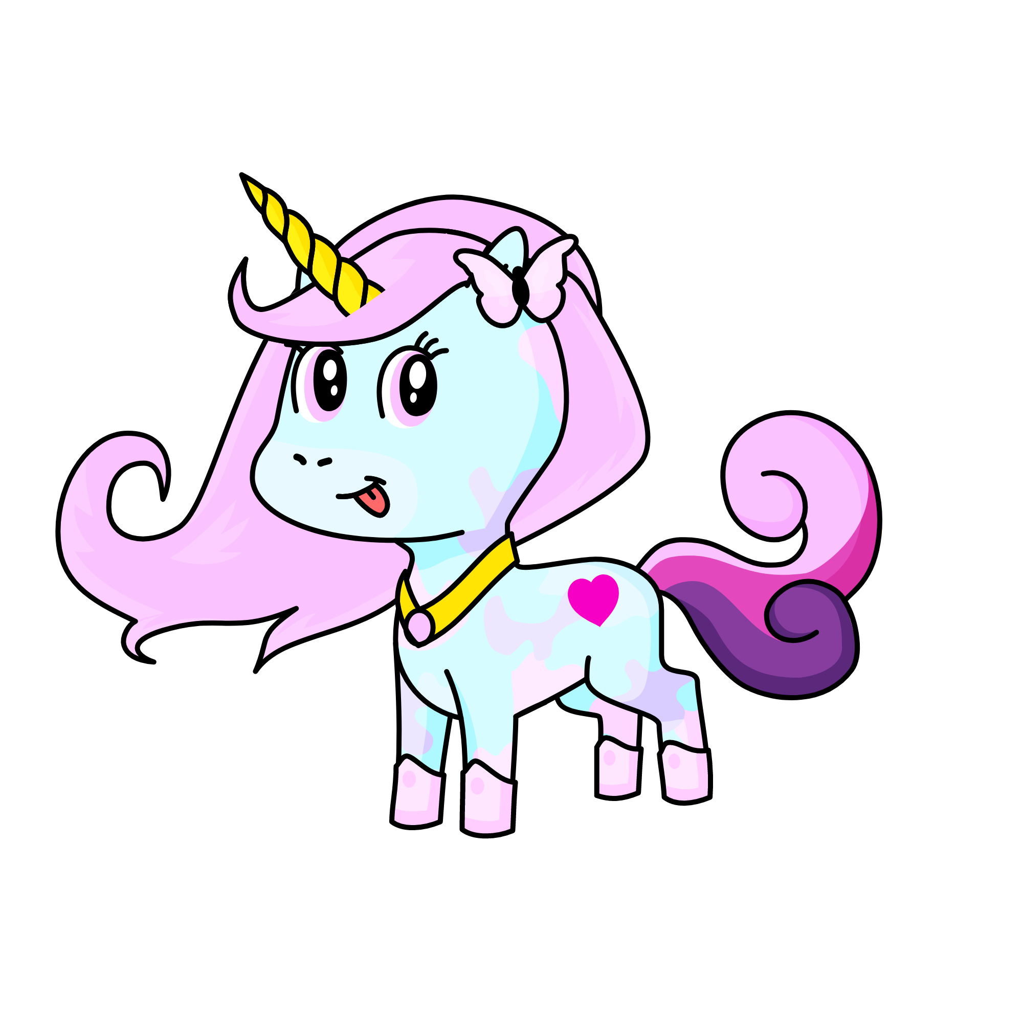 Cotton Candy, the unicorn